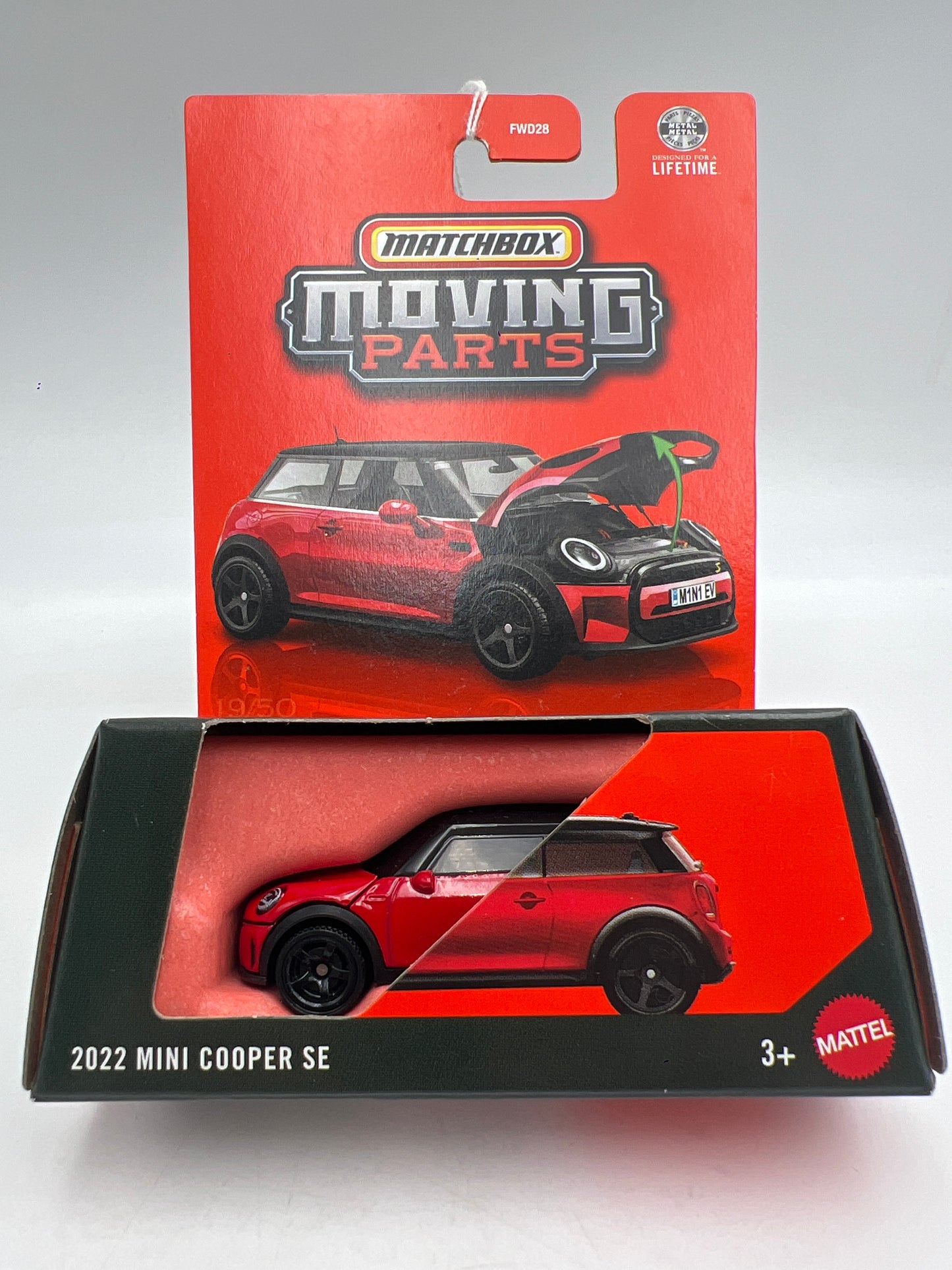 2026 Matchbox Moving Parts #19 2022 Mini Cooper SE Red