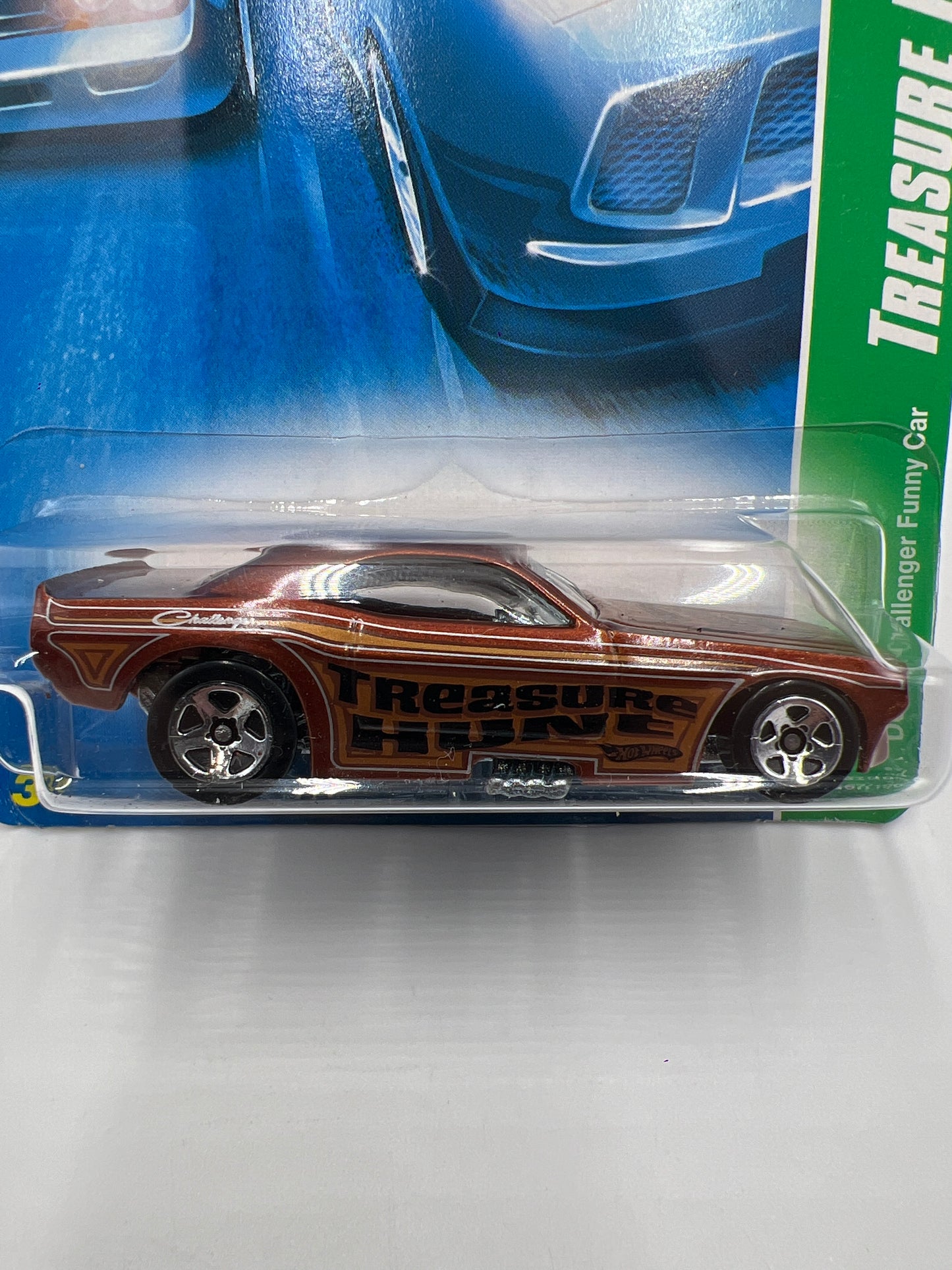 2008 Hot Wheels Treasure Hunts #167 Dodge Challenger Funny Car Brown 275H