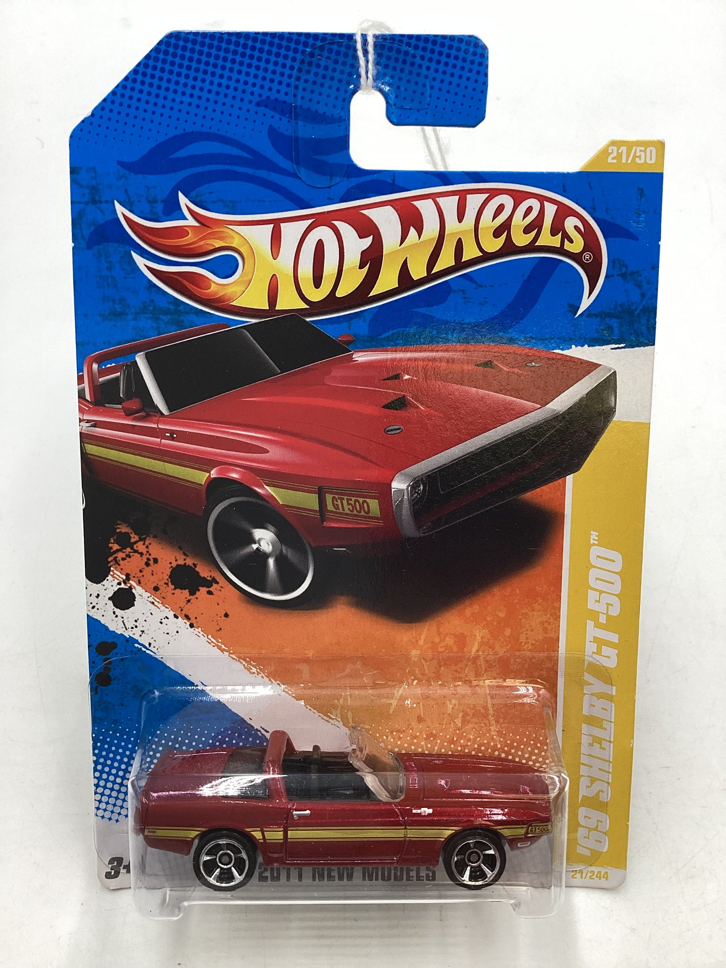 2011 Hot Wheels #21 69 Shelby GT-500 Red 25H