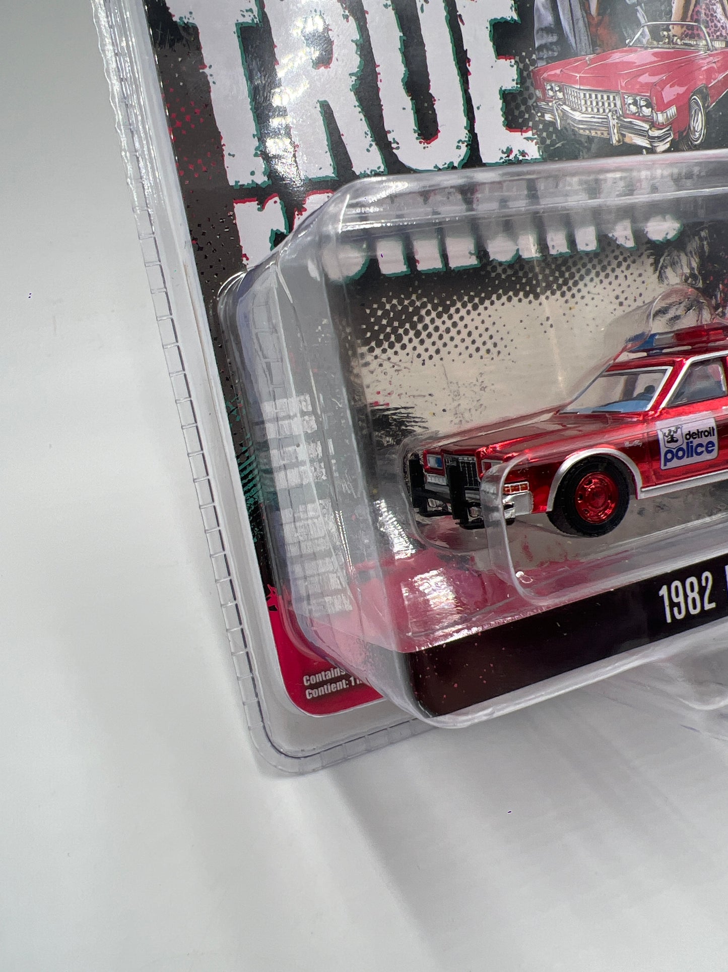 Greenlight Hollywood Series 43 True Romance Target CHASE 1982 Plymouth Gran Fury Chrome Red