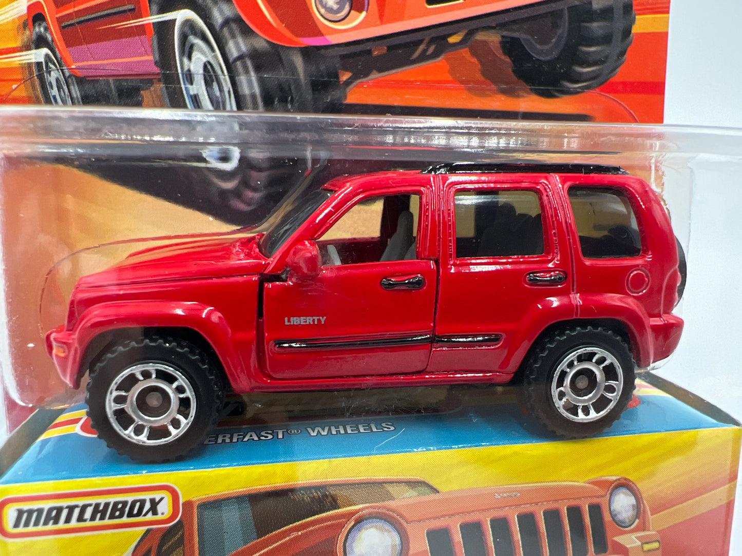 Matchbox Superfast #5 Jeep Liberty Red