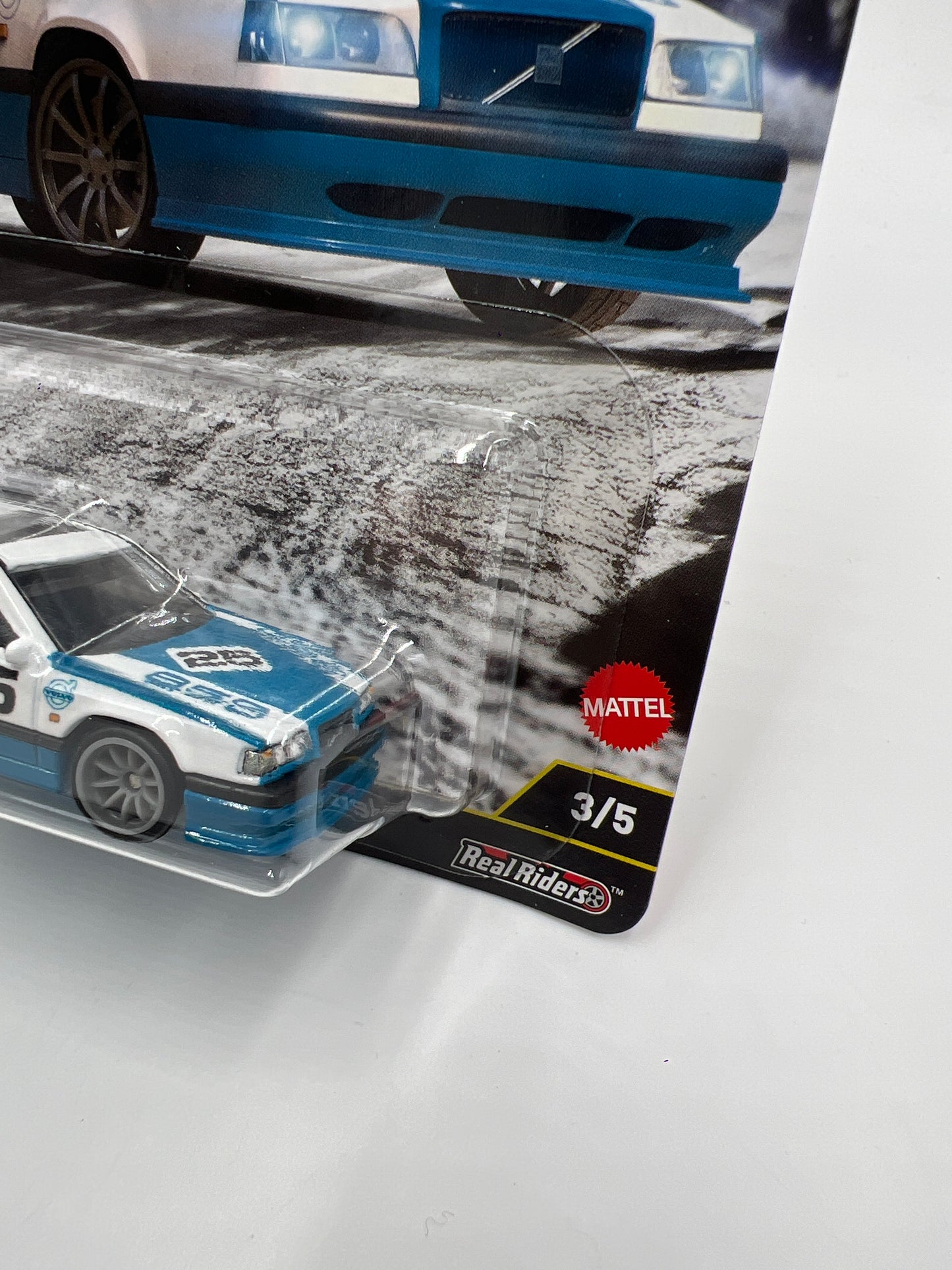 2025 Hot Wheels Car Culture Premium Fast Wagons #3 Volvo 850 Estate Blue/White 259E