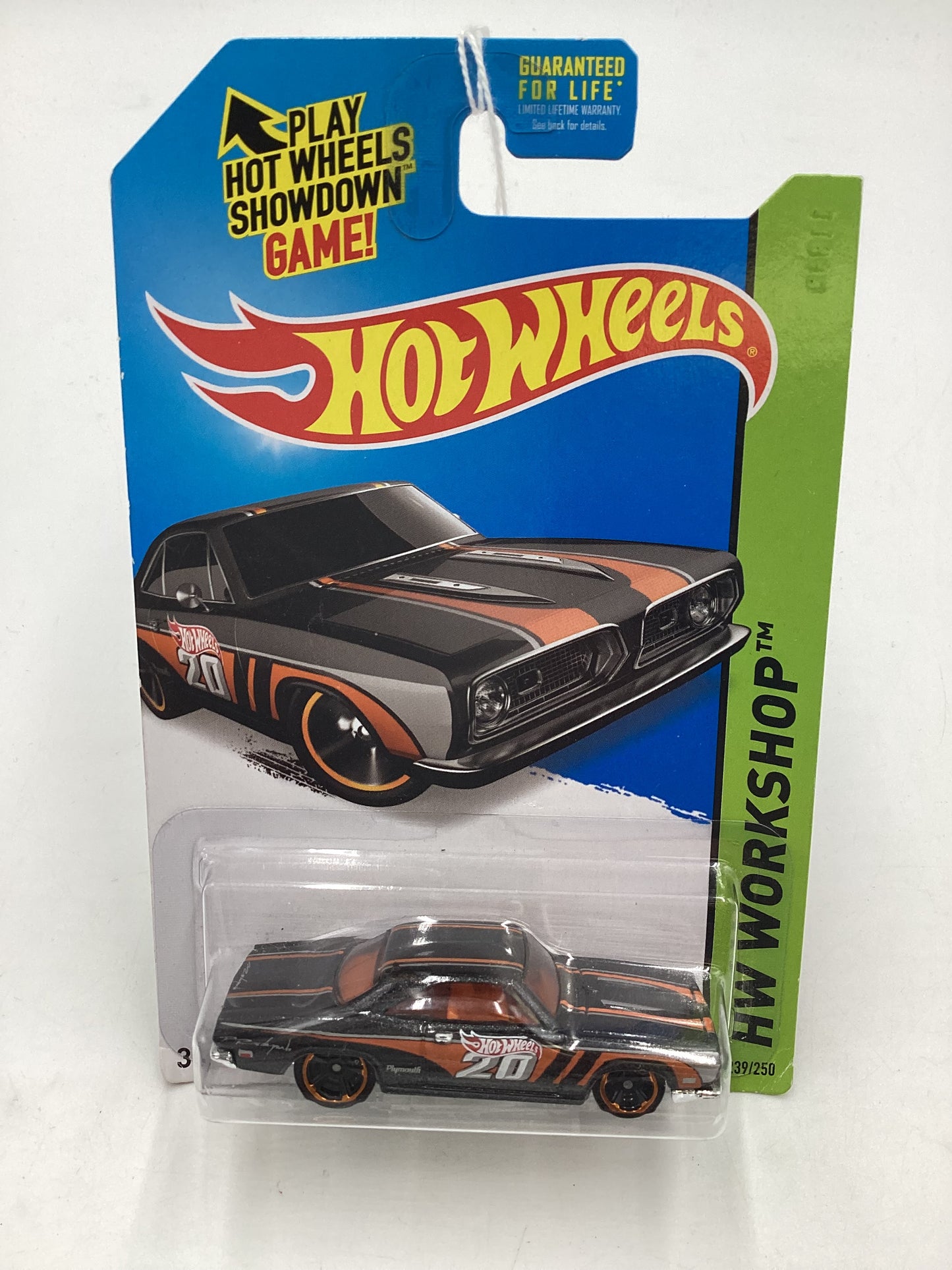 2014 Hot wheels Workshop #239 68 Plymouth barracuda formula S 38C