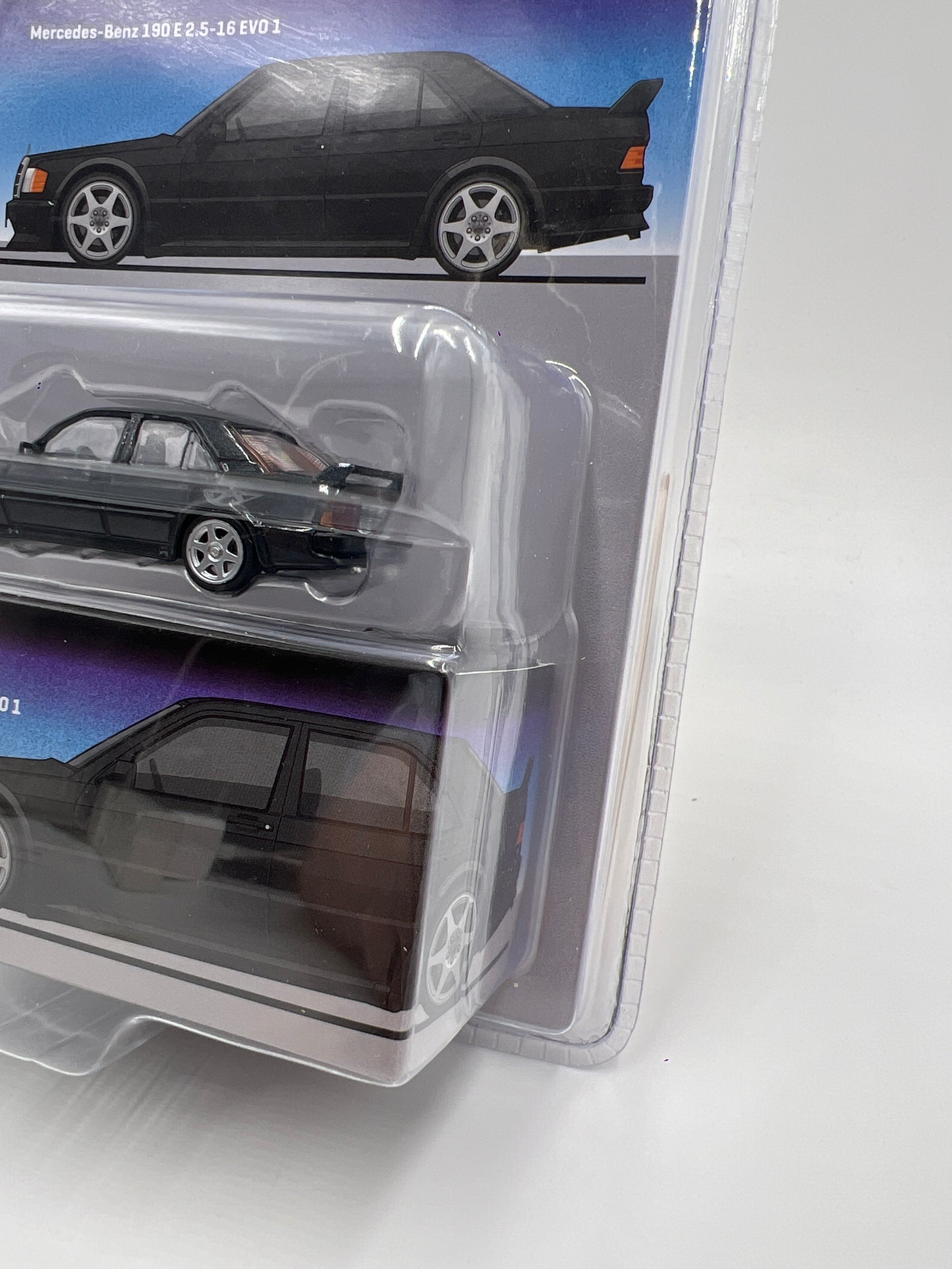 Tarmac Works x Global 64 Mijo Exclusives Mercedes-Benz 190 E 2.5-16 EVO 1 Black