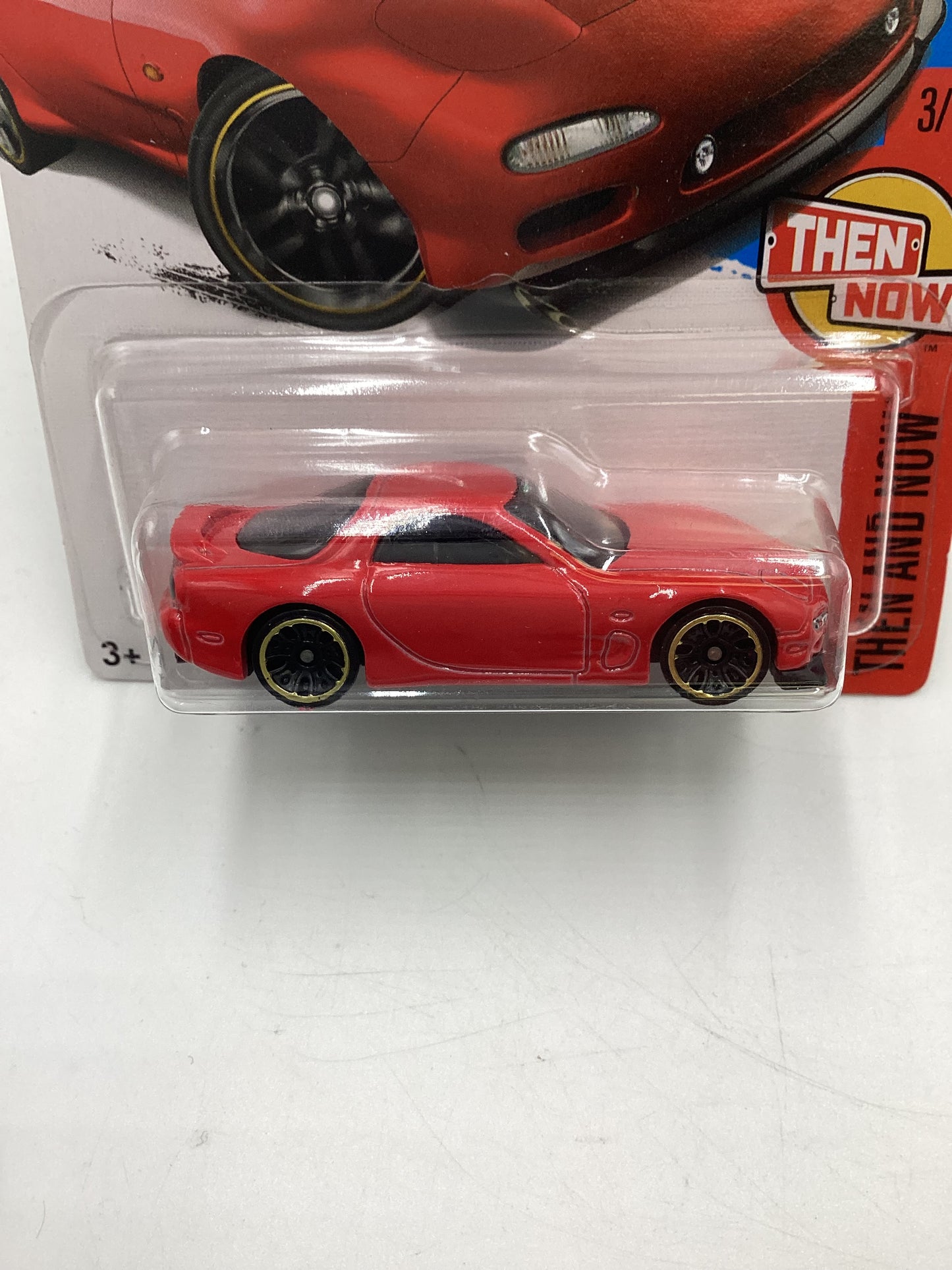 2017 Hot Wheels Then and Now 95 Mazda RX-7 Red Kmart Exclusive 234C