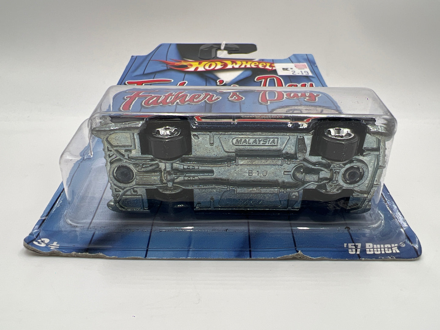 2008 Hot Wheels Fathers Day 57 Buick Dark Blue Card Not Perfect 160B