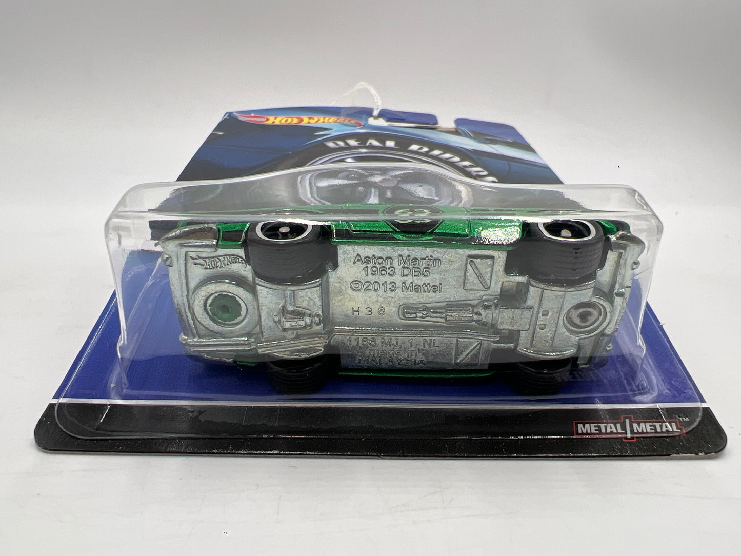 Hot Wheels Premium Real Riders #15 Aston Martin 1963 DB5 Green 244K