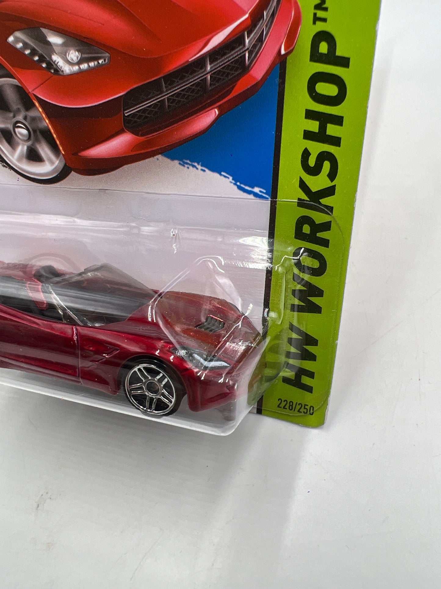 2014 Hot Wheels Workshop #228 14 Corvette Stingray Red 9F