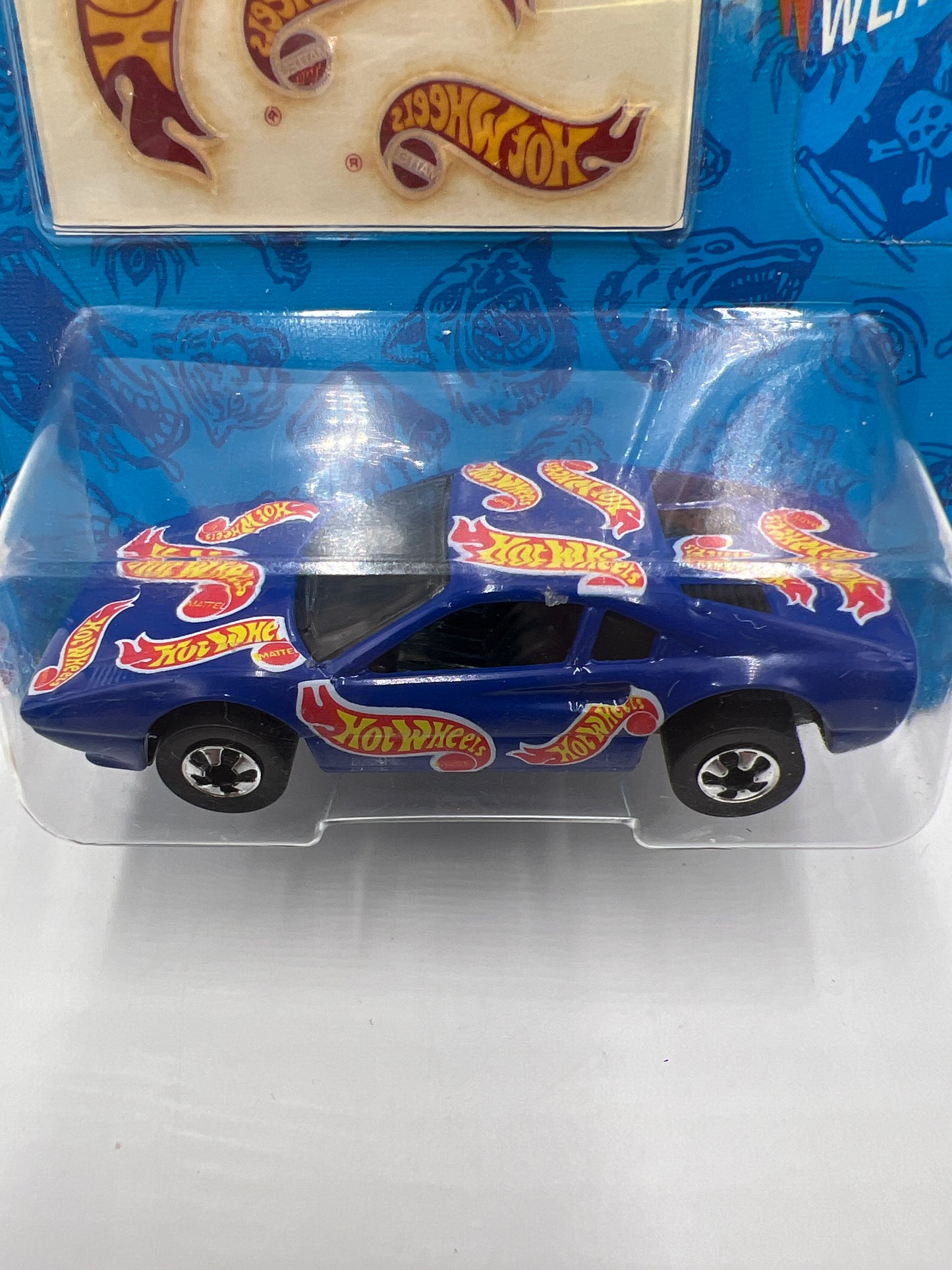 1992 Hot Wheels Tattoo Machines Ferrari 308 Blue