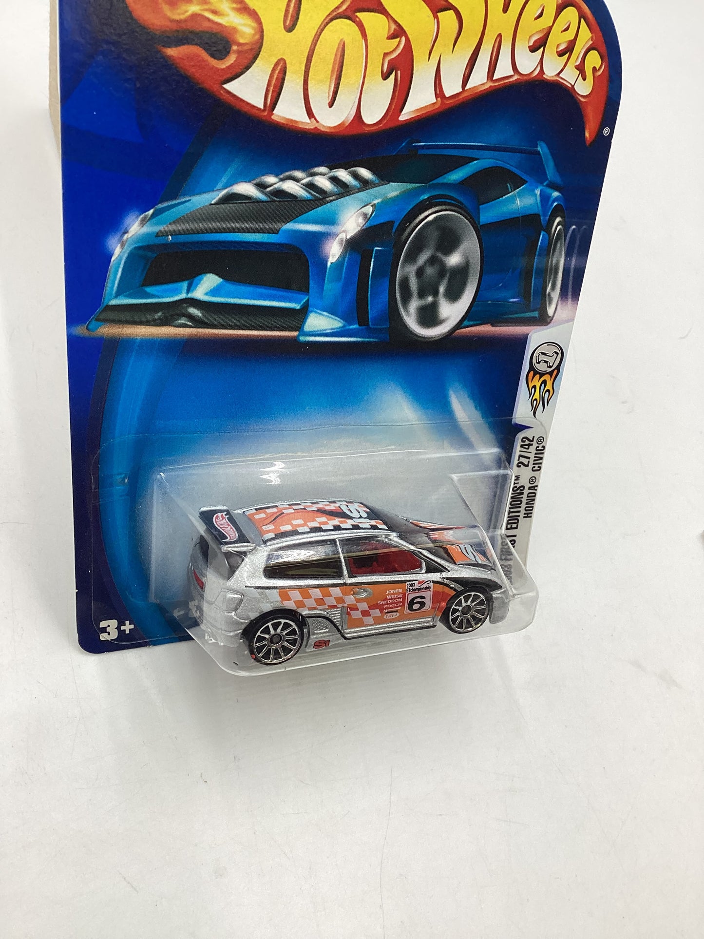 2003 Hot wheels First Editions #039 Honda Civic Silver 76A