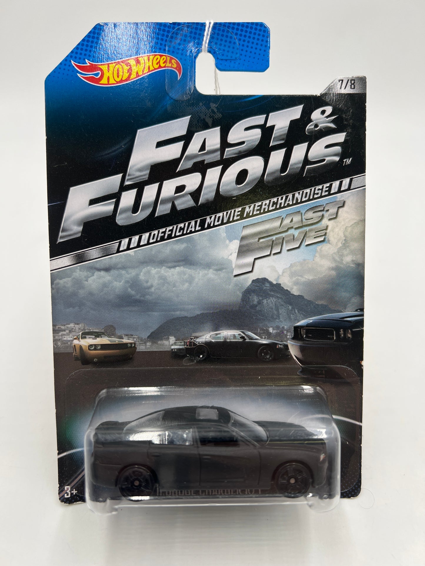 2014 Hot Wheels Fast and Furious Fast Five #7 11 Dodge Charger R/T Matte Black 70D