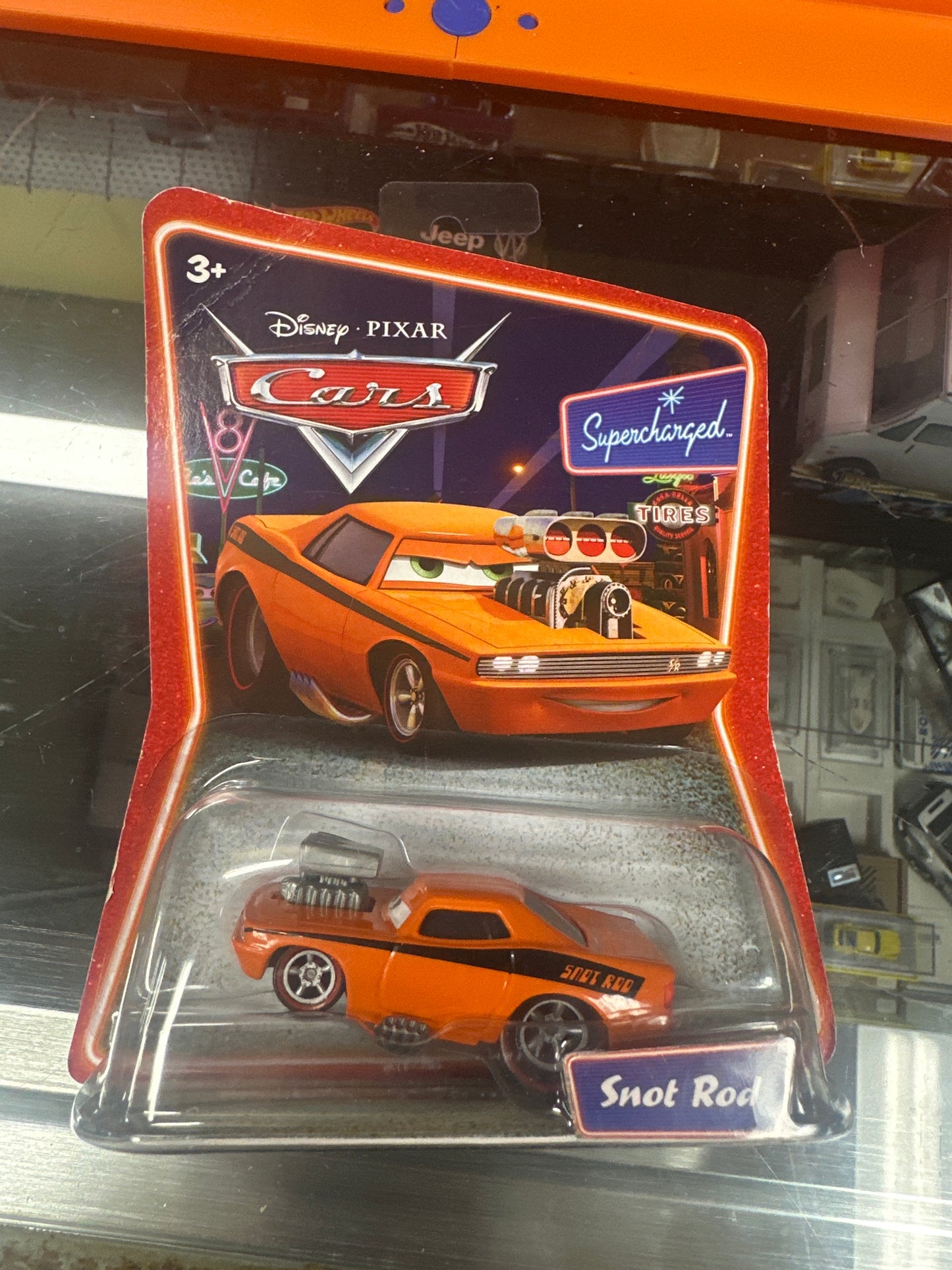 Disney Pixar Cars Supercharged Snot Rod 137D