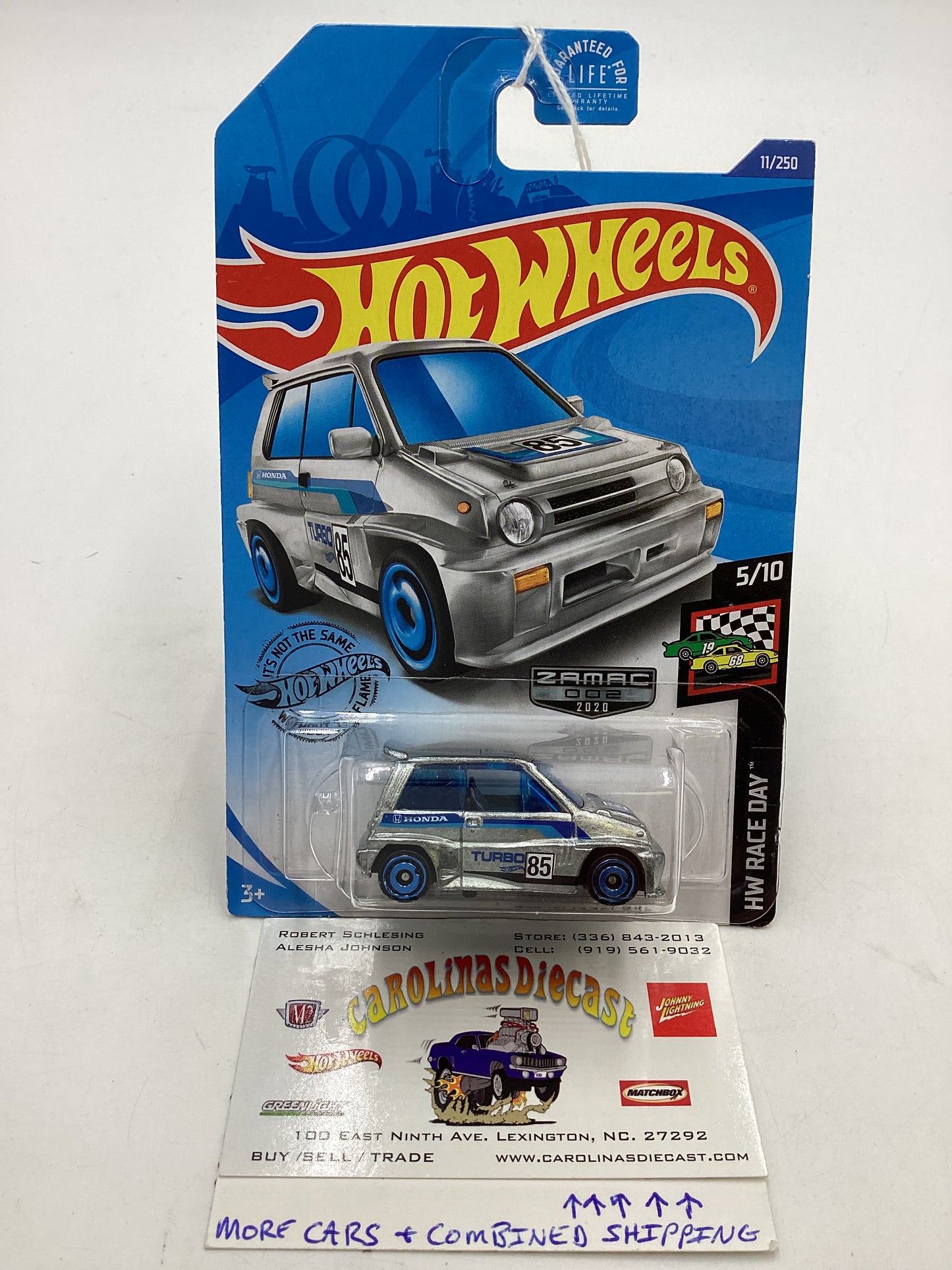 2020 Hot wheels Zamac 002 85 Honda City Turbo II #11 148A