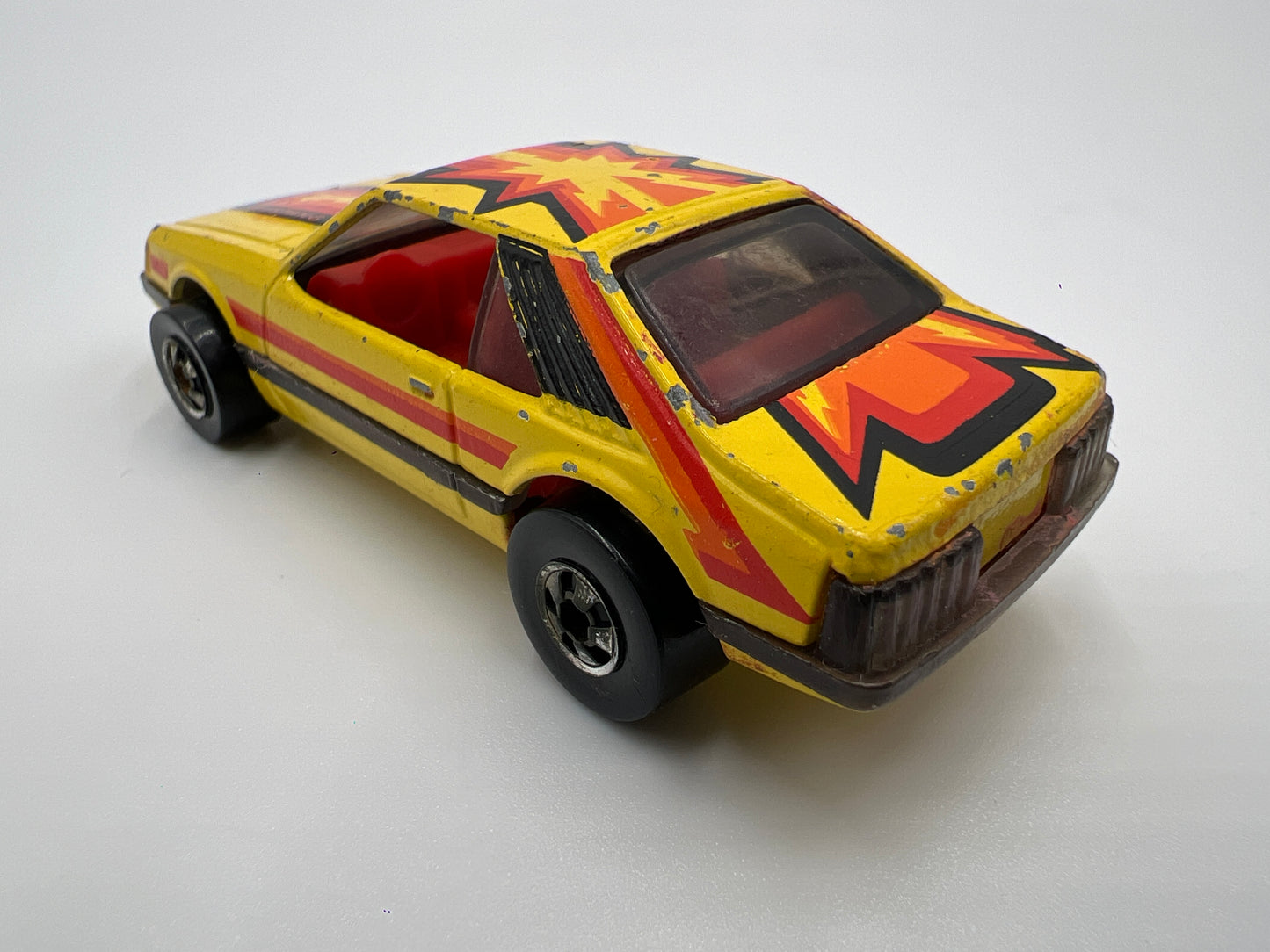 1979 Hot Wheels Blackwall Turbo Mustang Custom Yellow Loose