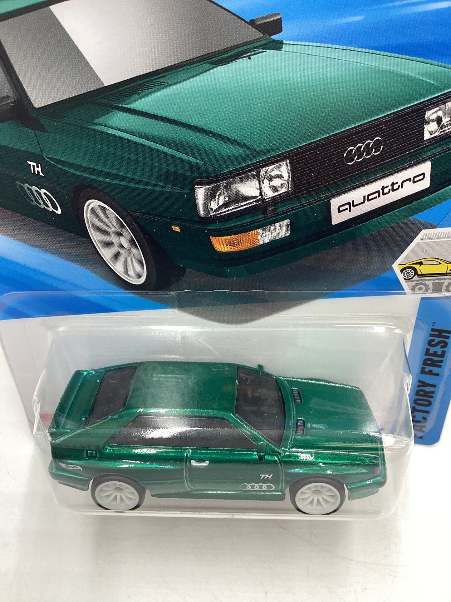 2025 Hot Wheels  A Case Super Treasure Hunt #16 87 Audi Quattro Green with protector