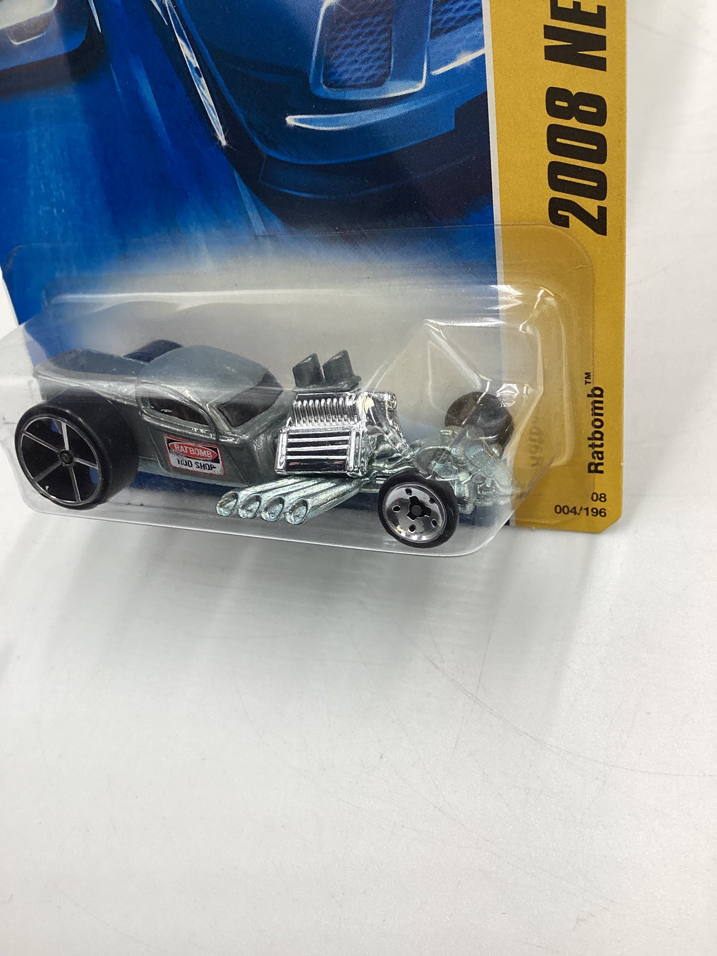 2008 Hot Wheels New Models #4 Ratbomb Silver AA5