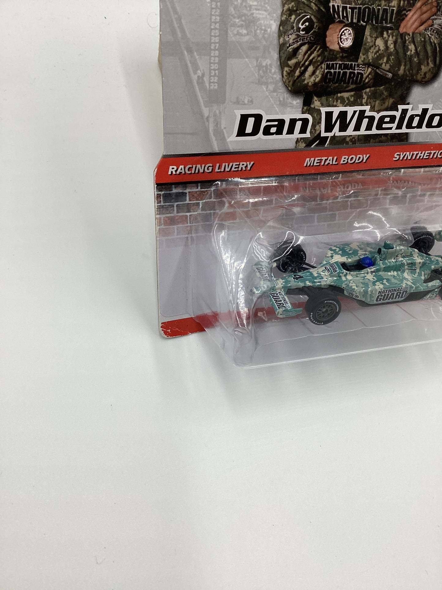 Hot Wheels Indy Card Series Dan Wheldon Indy Car National Guard SR