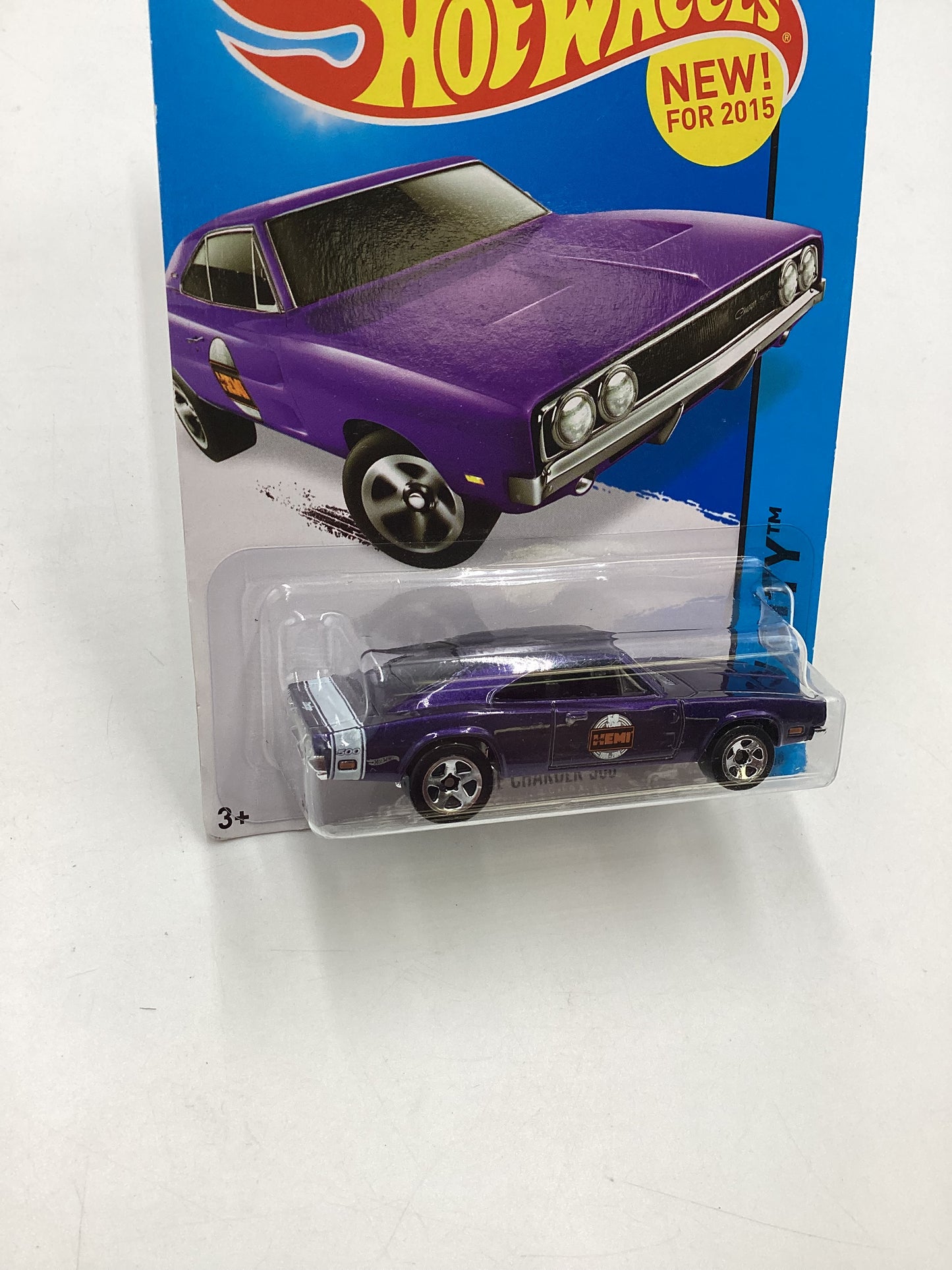 2015 Hot wheels HW City #19 69 Dodge Charger 500 Purple 57F