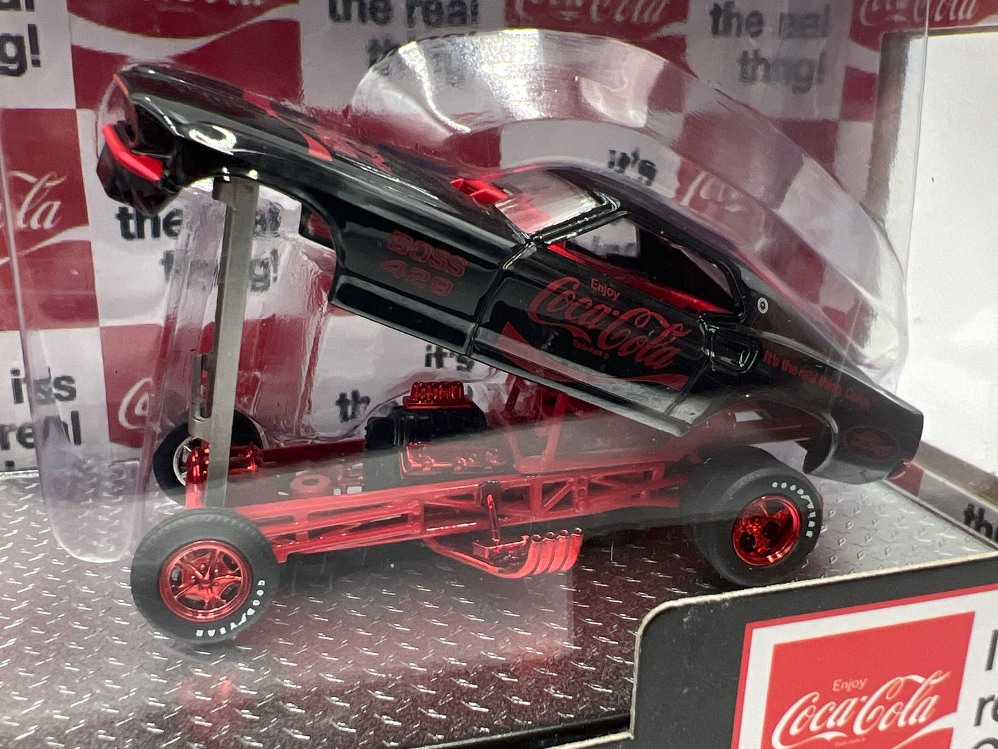 M2 Machines Auto Haulers CHASE Coca Cola 1966 Ford C-950 & 1969 Ford Mustang Funny Car TW27