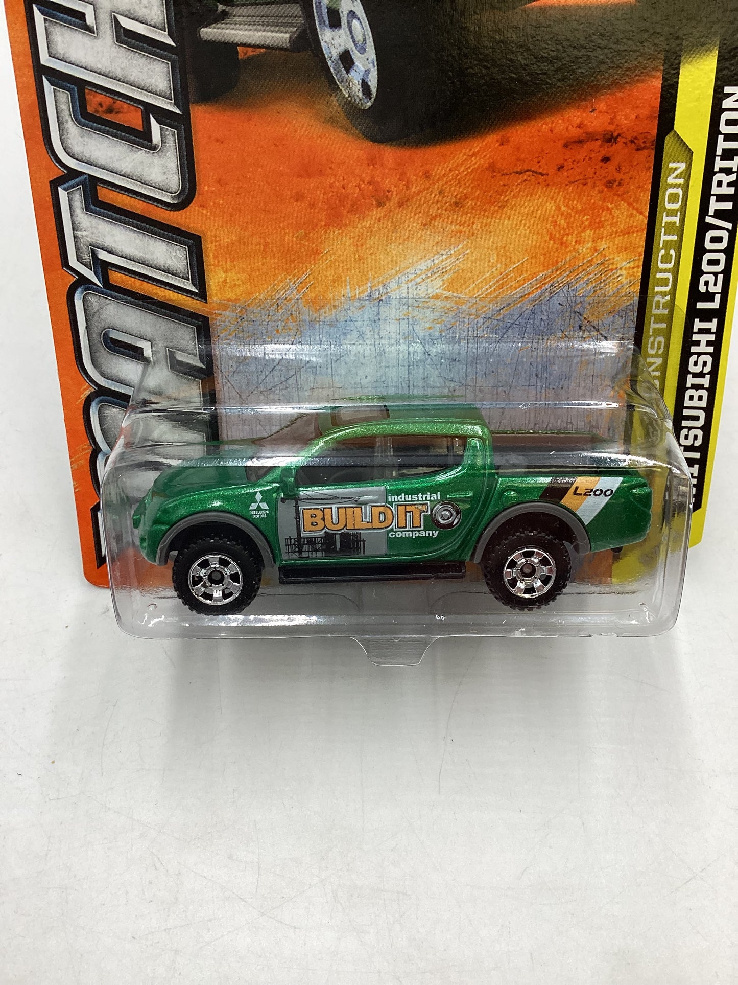 Matchbox #5 MBX Construction Mitsubishi L200/Triton Green 208E