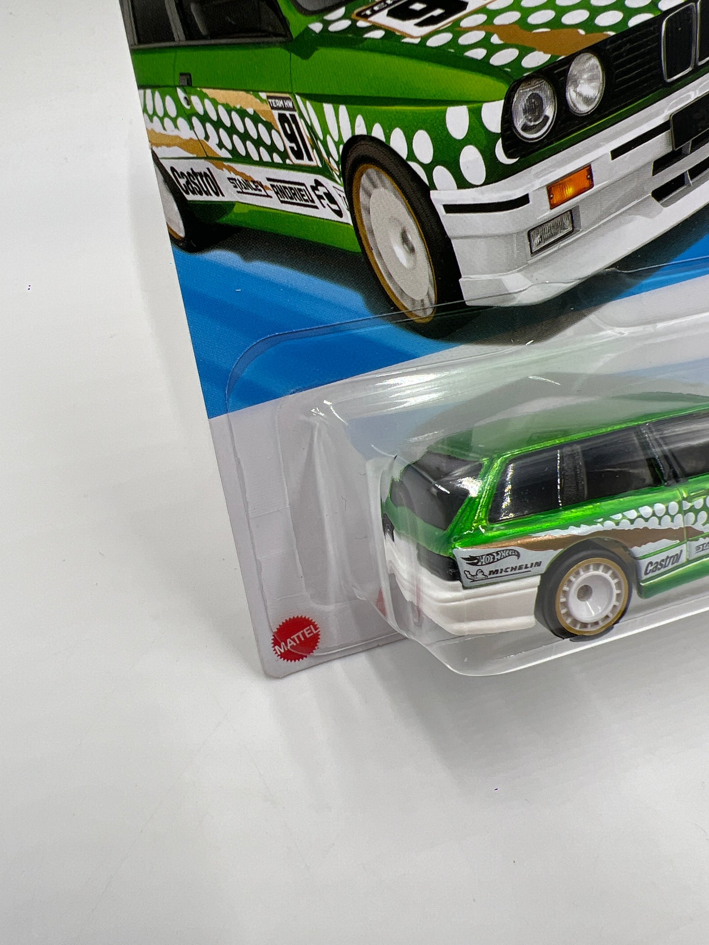 2025 Hot Wheels Super Treasure Hunt #245 BMW M3 Wagon Green W/Protector