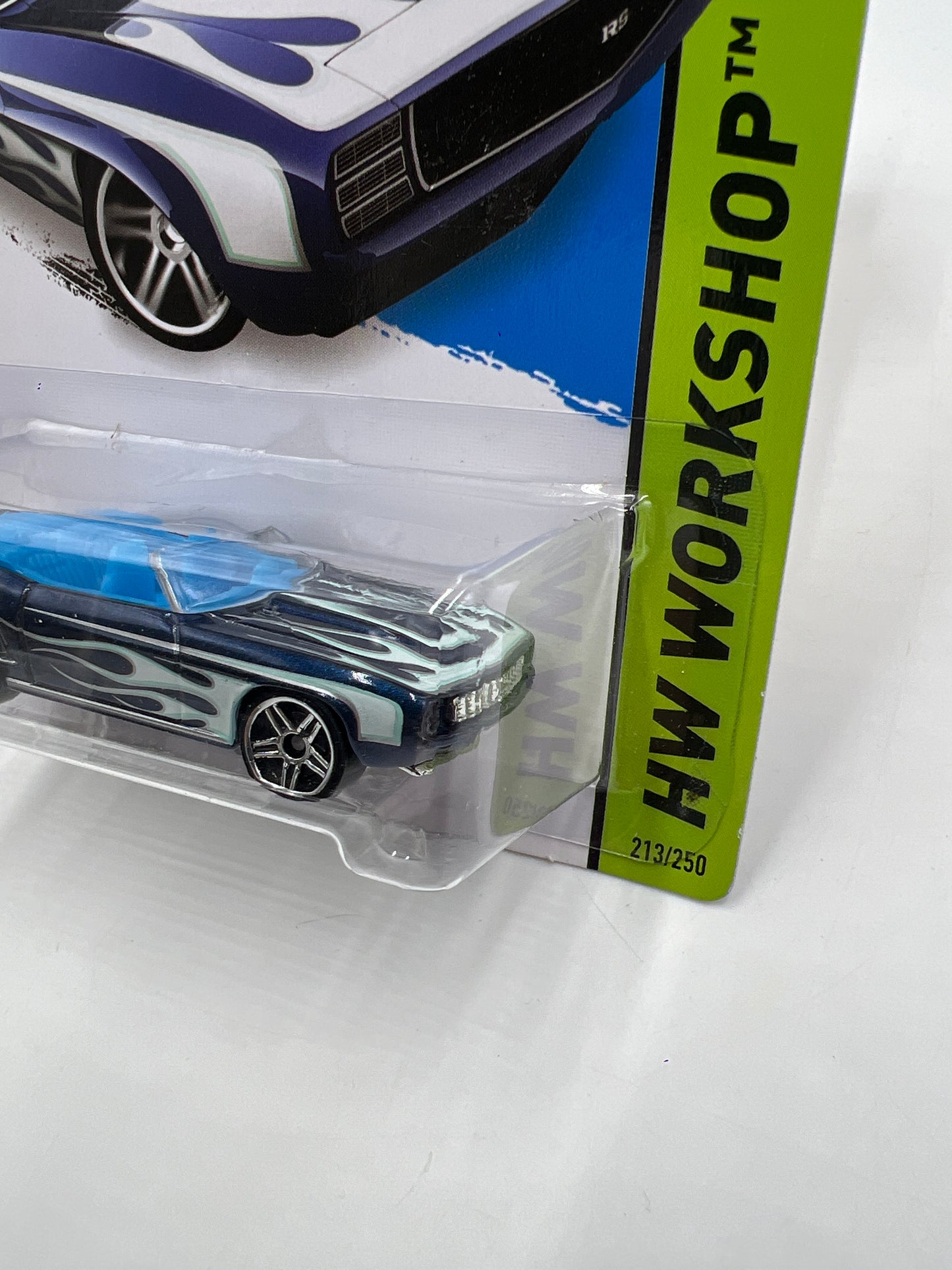 2014 Hot Wheels Workshop #213 69 Camaro Blue 18E