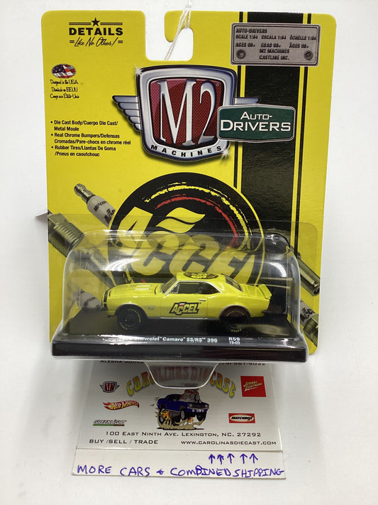 M2 Machines Auto driver Accel 1967 Chevrolet Camaro SS/RS 396 Yellow R59 190C