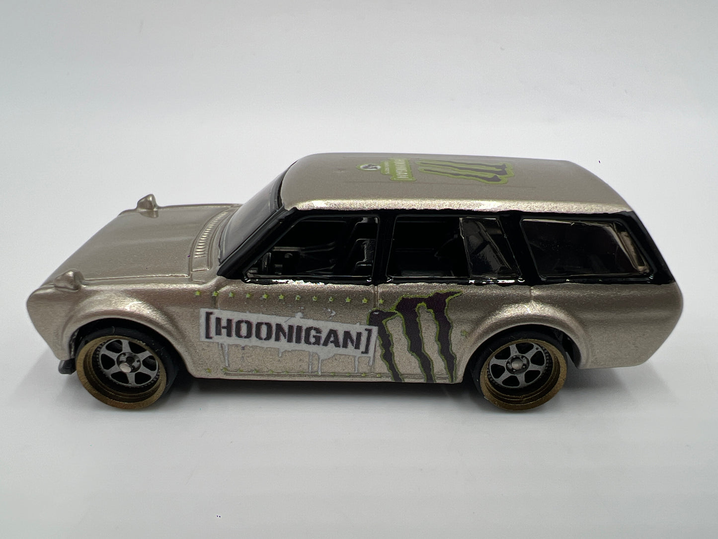 Hot Wheels Full Custom 71 Datsun 510 Wagon Monster Energy/Hoonigan Loose