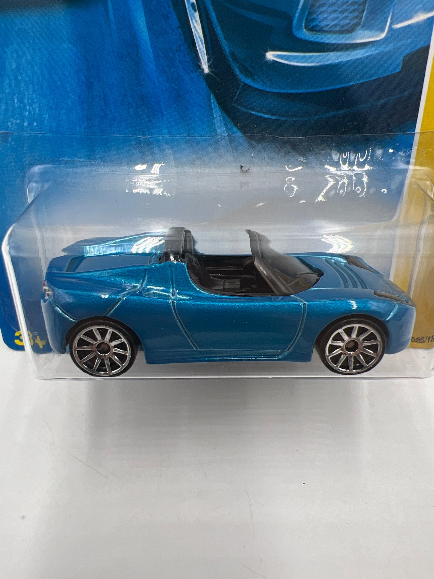 2008 Hot Wheels New Models #26 2008 Tesla Roadster Blue 50C