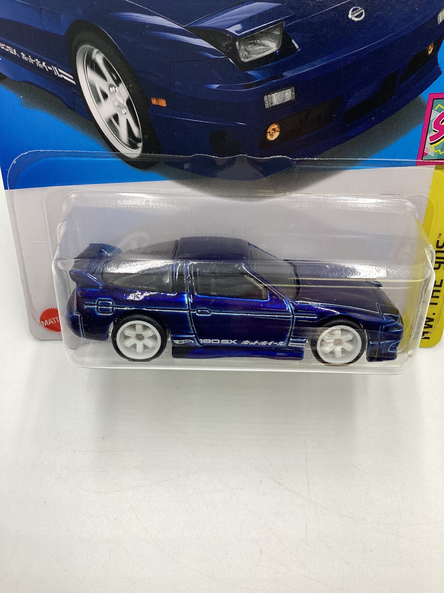 2024 Hot Wheels M Case Super Treasure Hunt #211 96 Nissan 180SX Type X Blue W/Protector