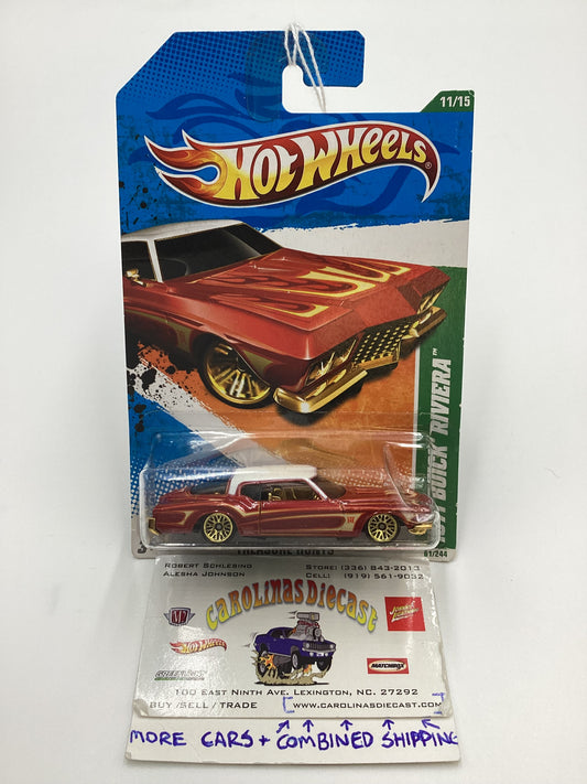 2011 Hot wheels Treasure hunt 11/15 #61 1971 Buick Riviera Red