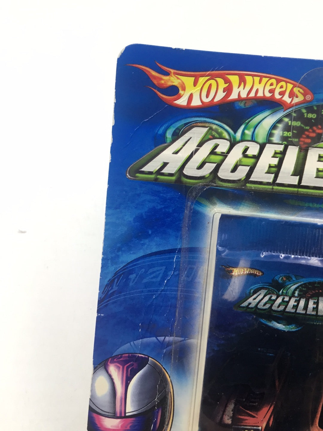 Hot wheels Acceleracers Silencerz Anthracite 3 of 9  US card ( Bad card)