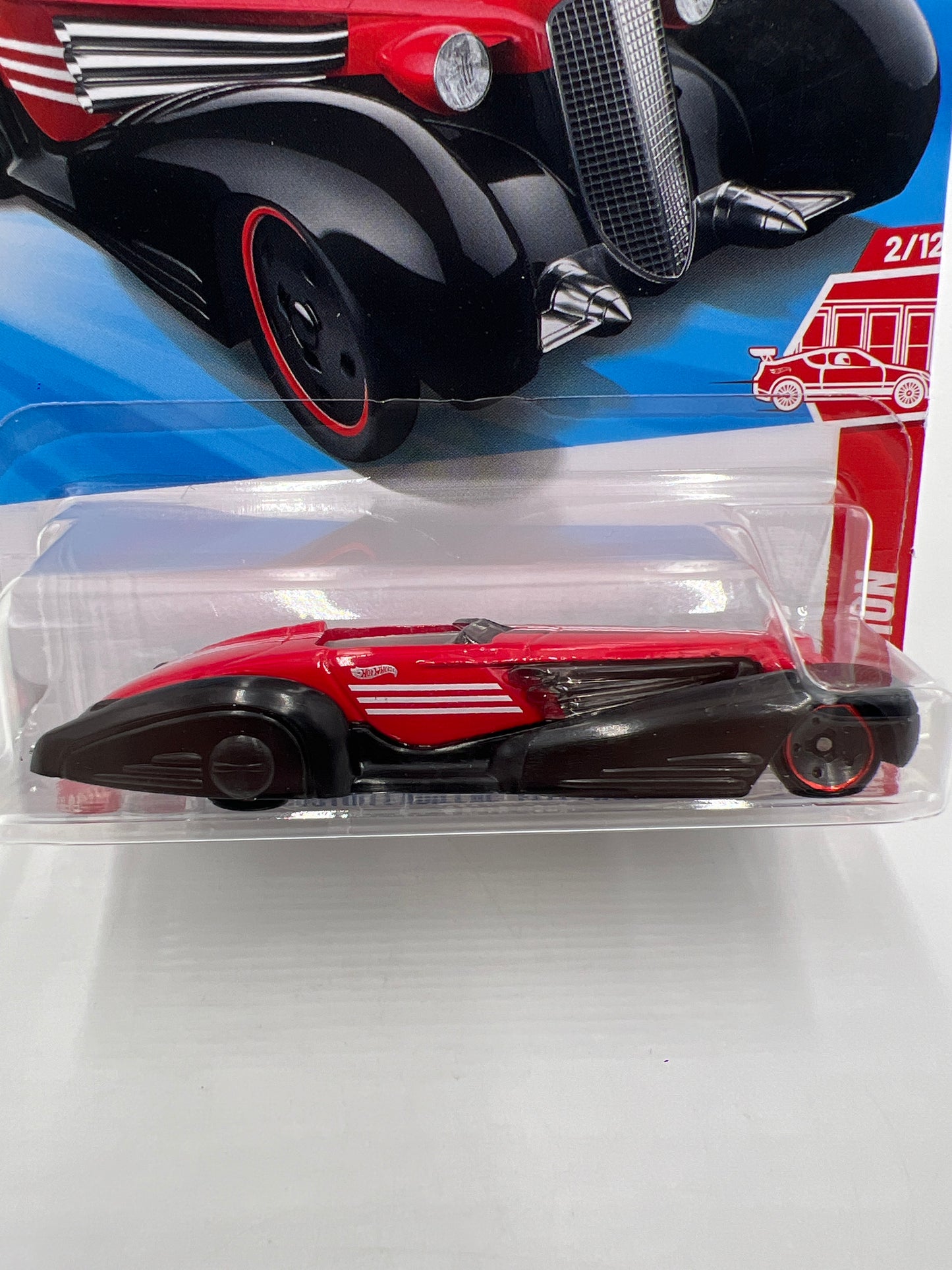 2025 Hot Wheels Target Red Edition #24 Custom Cadillac Fleetwood Red 144E