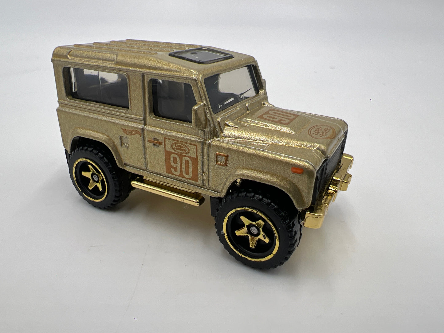 2022 Hot Wheels FAO Schwarz Loose Land Rover Defender 90 Gold