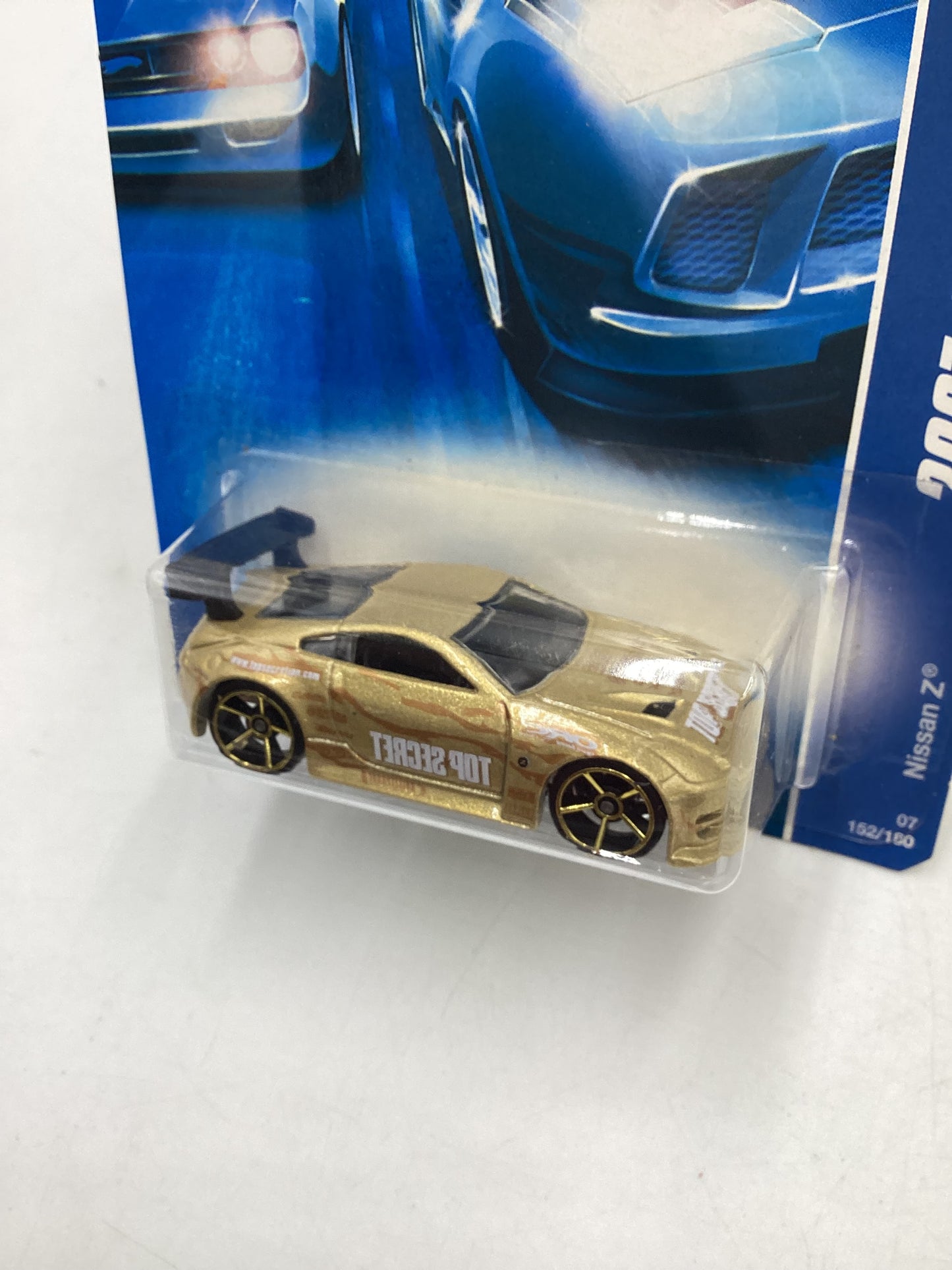 2007 Hot Wheels #152 Gold Nissan Z 81E