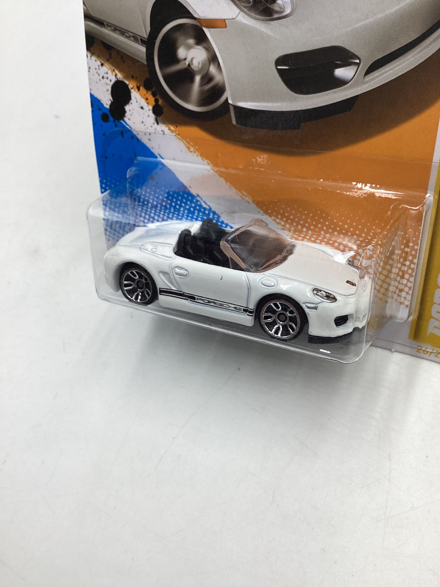 2012 Hot Wheels New Models #26 Porsche Boxster Spyder White 100F