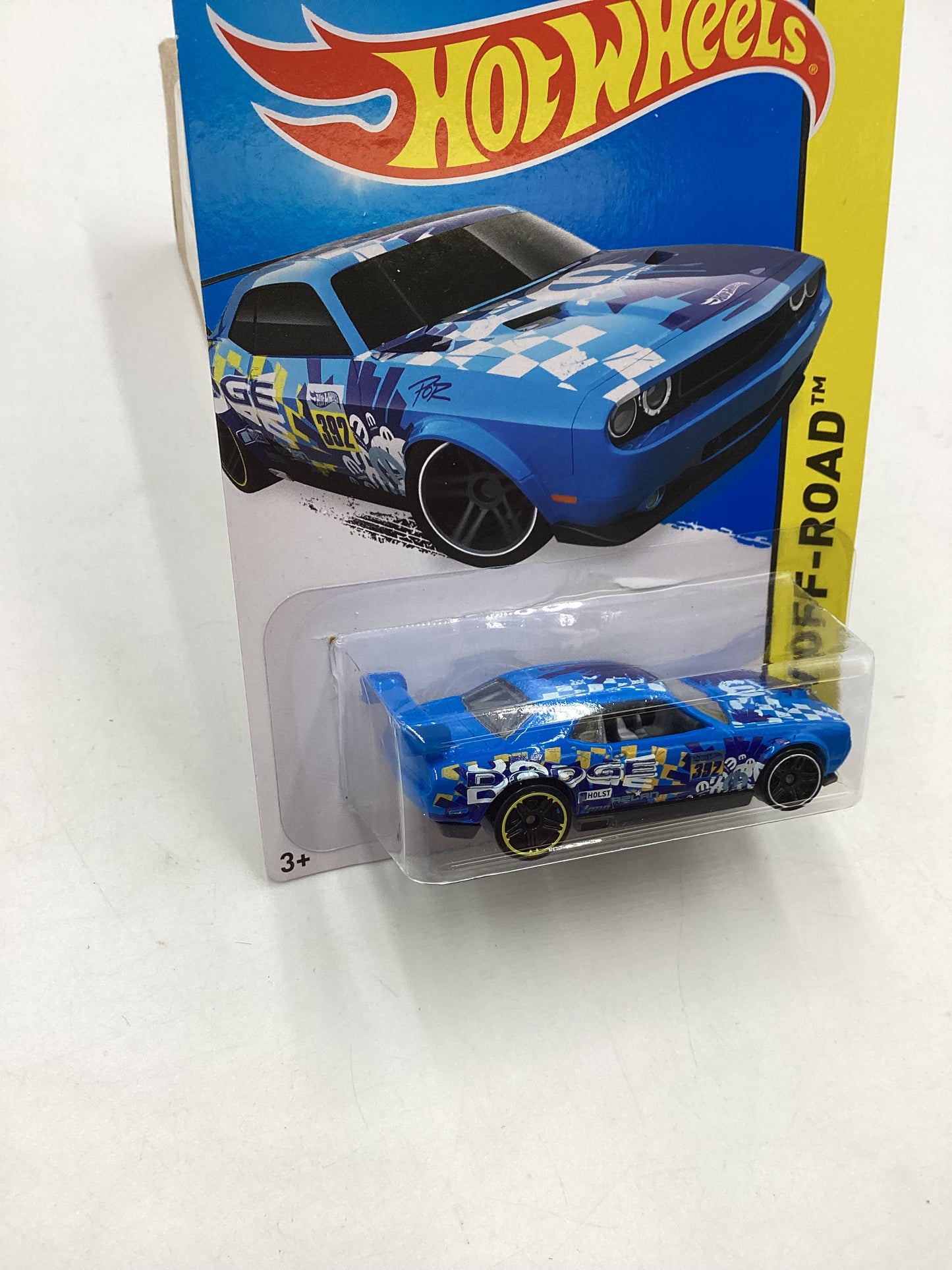 2015 Hot Wheels Kmart Exclusive #107 Dodge Challenger Drift Car Blue 234H