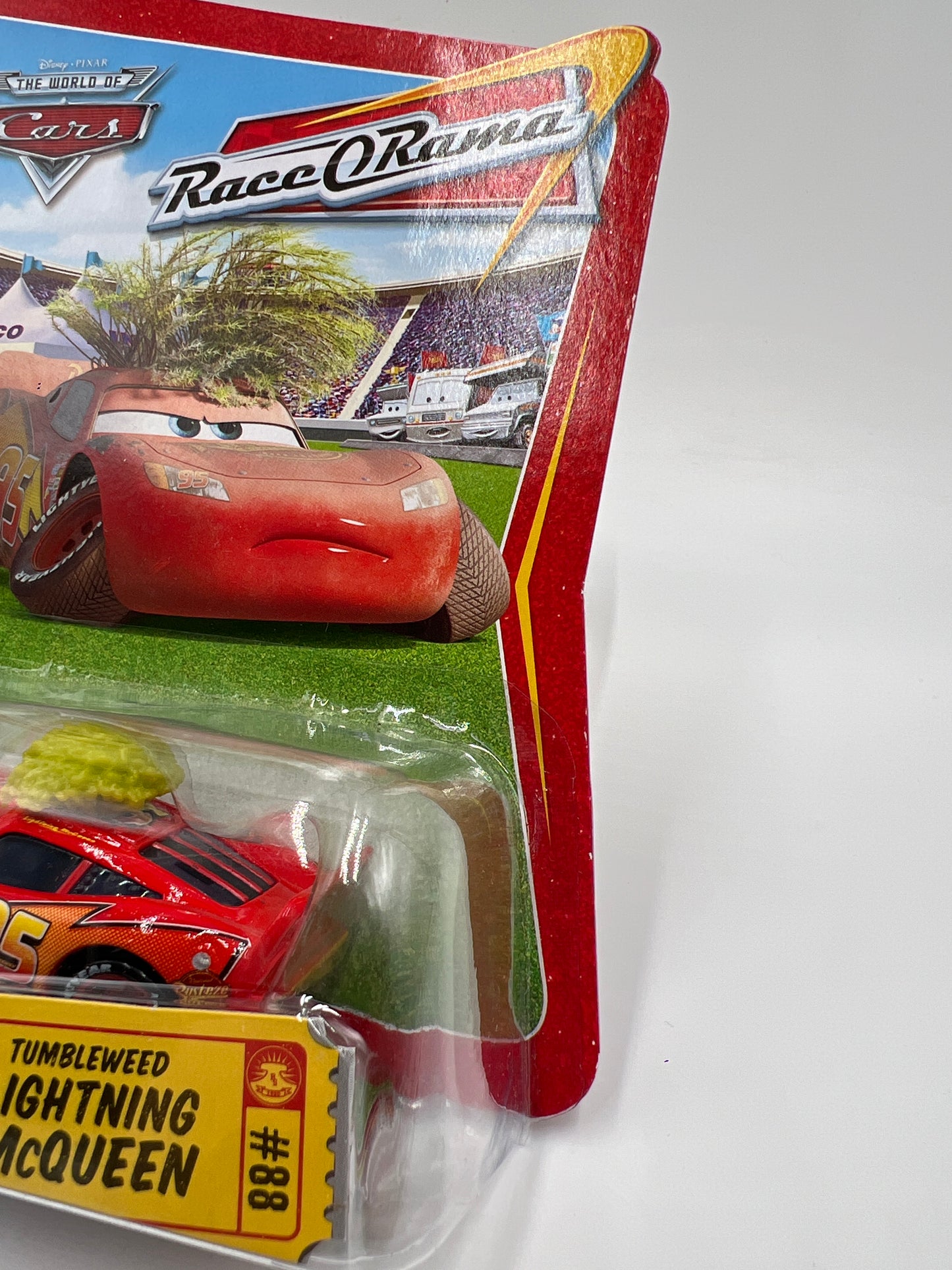 Disney Pixar The World Of Cars Race O Rama #88 Tumbleweed Lightning McQueen