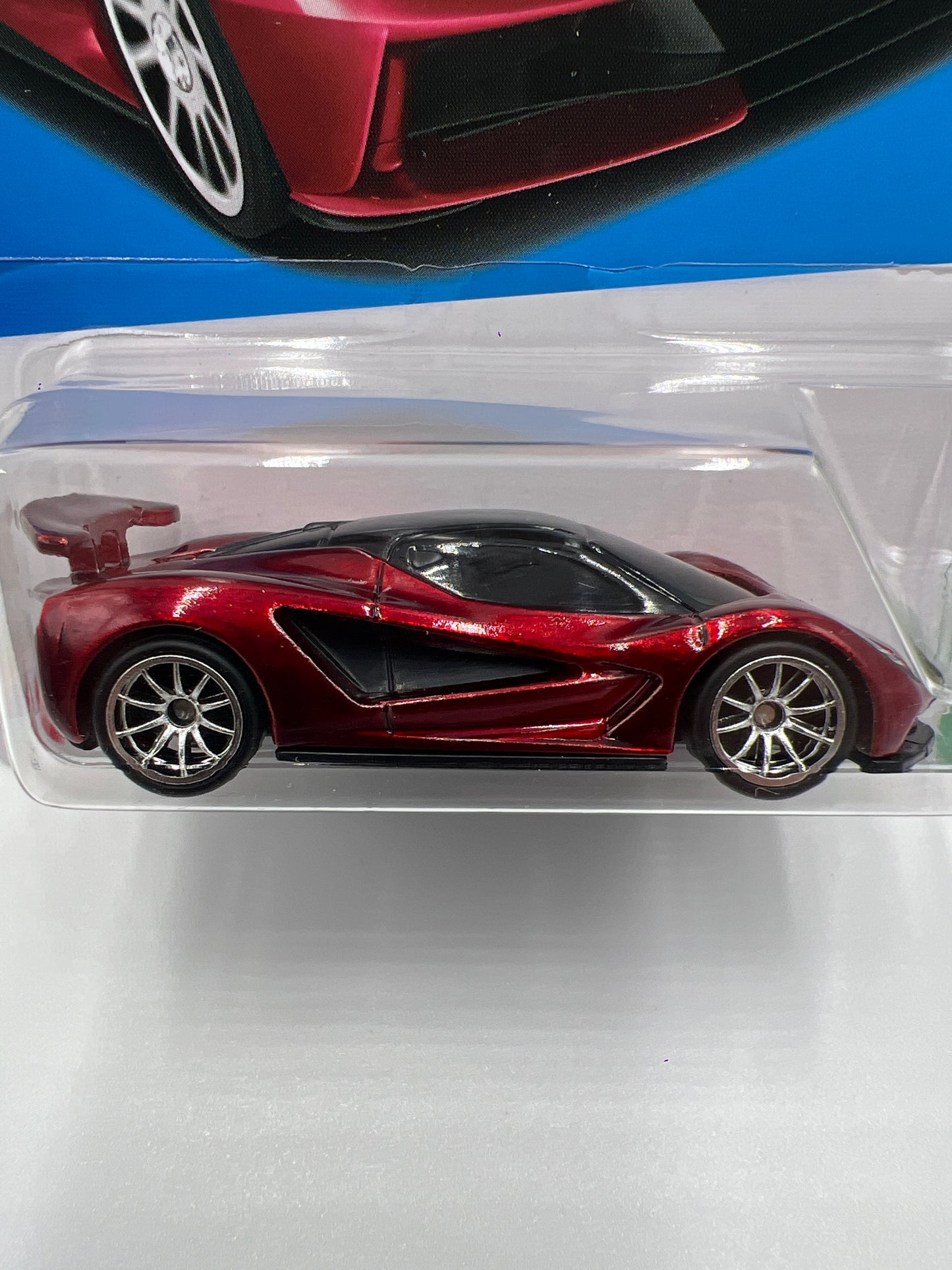 2023 Hot Wheels Super Treasure Hunt #84 Lotus Evija Red W/Protector