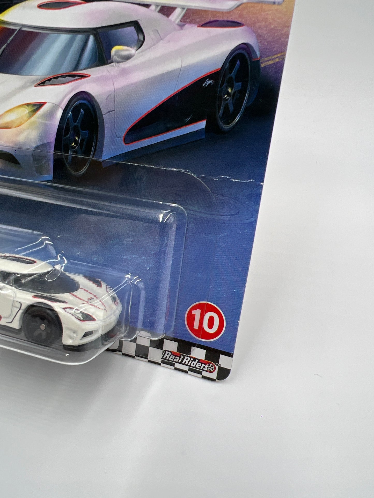Hot Wheels Premium Boulevard #10 Koenigsegg Agera R White Bad Card 263A