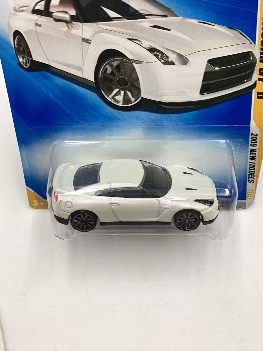 2009 Hot Wheels #1 2009 Nissan GT-R htf smoked chrome 10 spoke rims