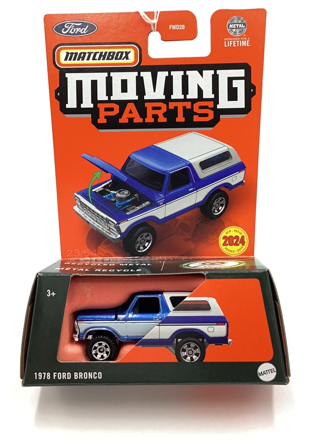 2024 Matchbox Moving Parts 1978 Ford Bronco 169F