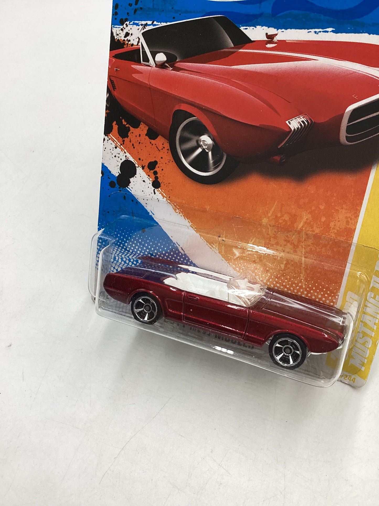 2011 Hot Wheels #14 63 Ford Mustang II Concept Red 21C