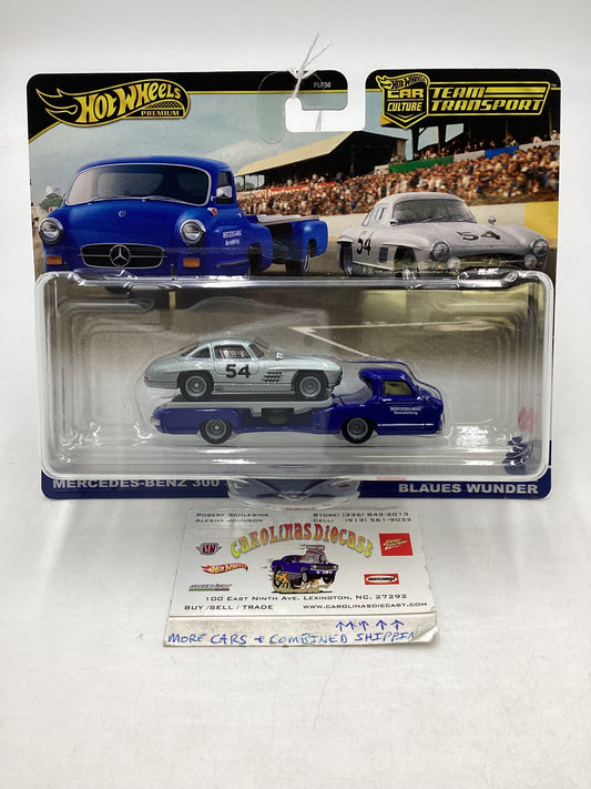 2024 Hot Wheels Team transport #70 Mercedes-Benz 300 SL & 55 Mercedes-Benz Blaues Wunder 281H