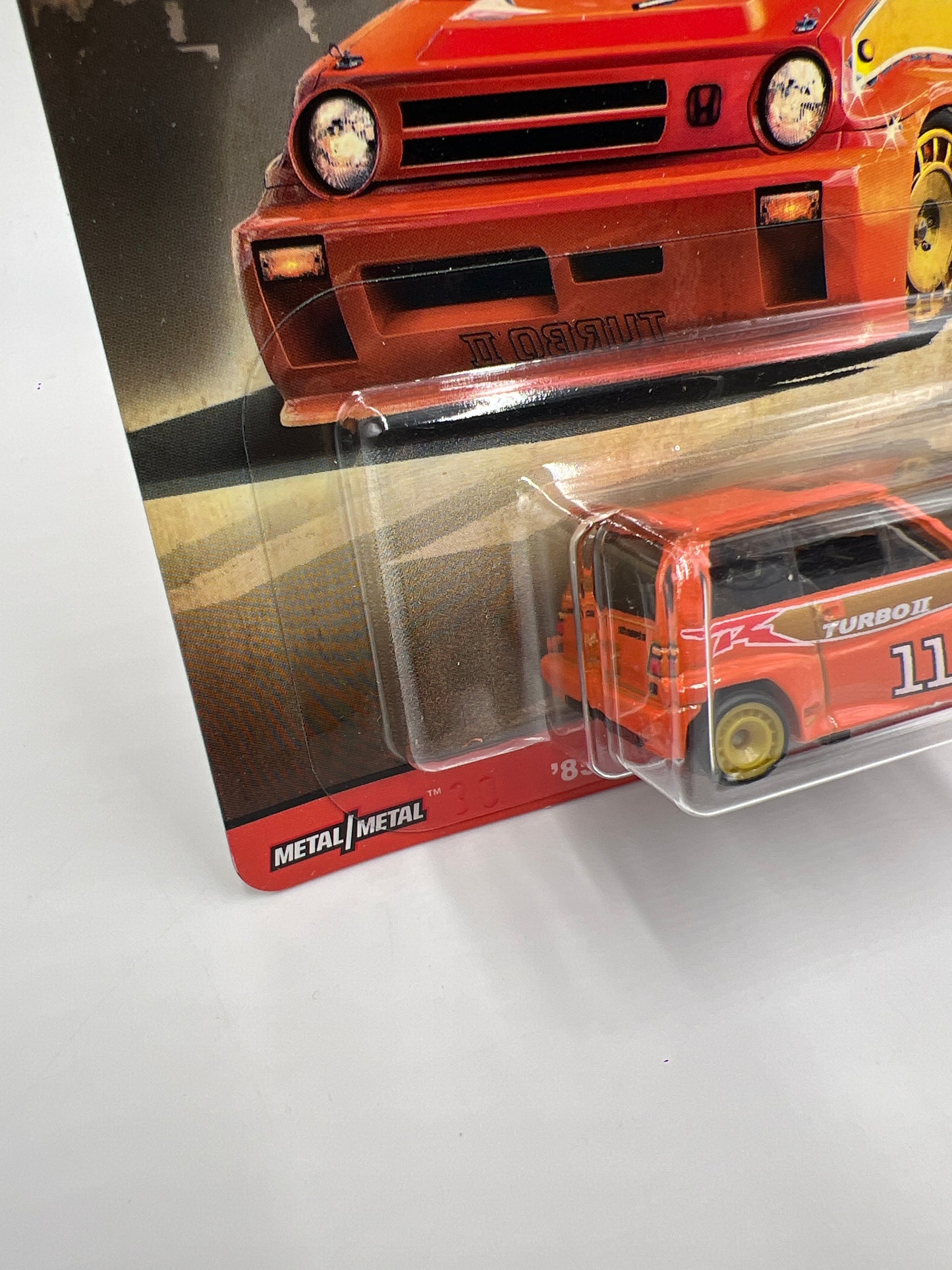 Hot Wheels Premium Japan Historics #2 85 Honda City Turbo II Orange 245i