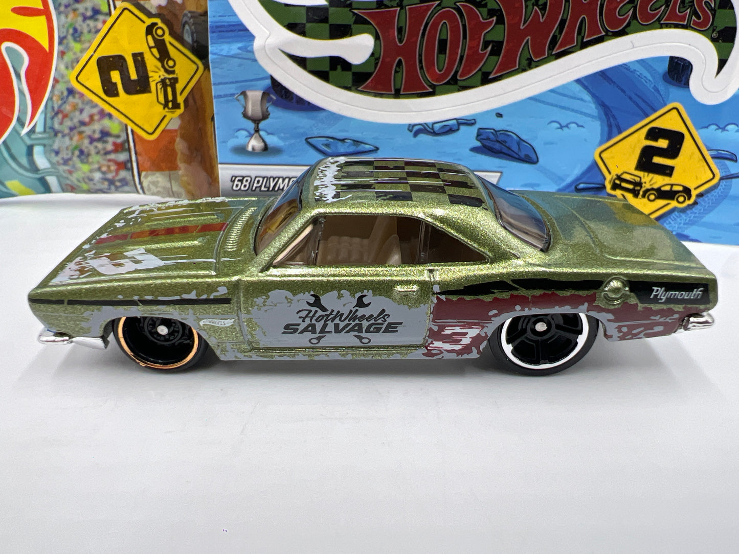 2024 Hot Wheels Mystery Models Series 2 #3 CHASE 68 Plymouth Barracuda Formula S Green
