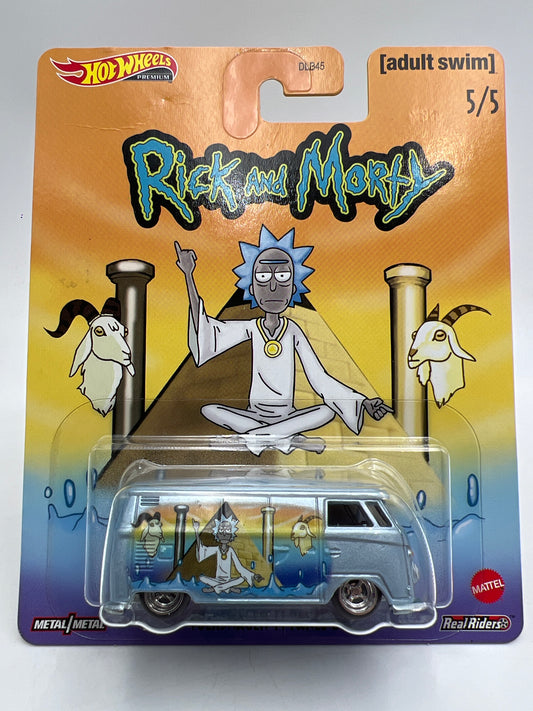 Hot Wheels Premium Rick And Morty #5 Volkswagen T1 Panel Bus W/Protector