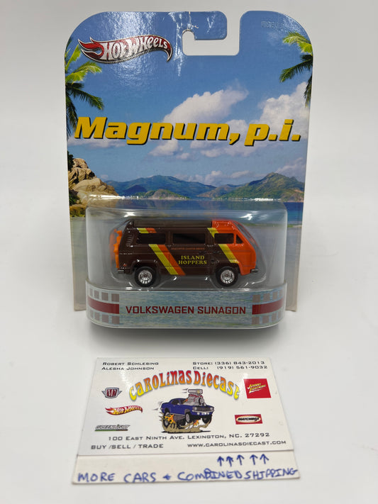 Hot Wheels Retro Entertainment Magnum PI Volkswagen Sunagon W/Protector (Bad J Hook)