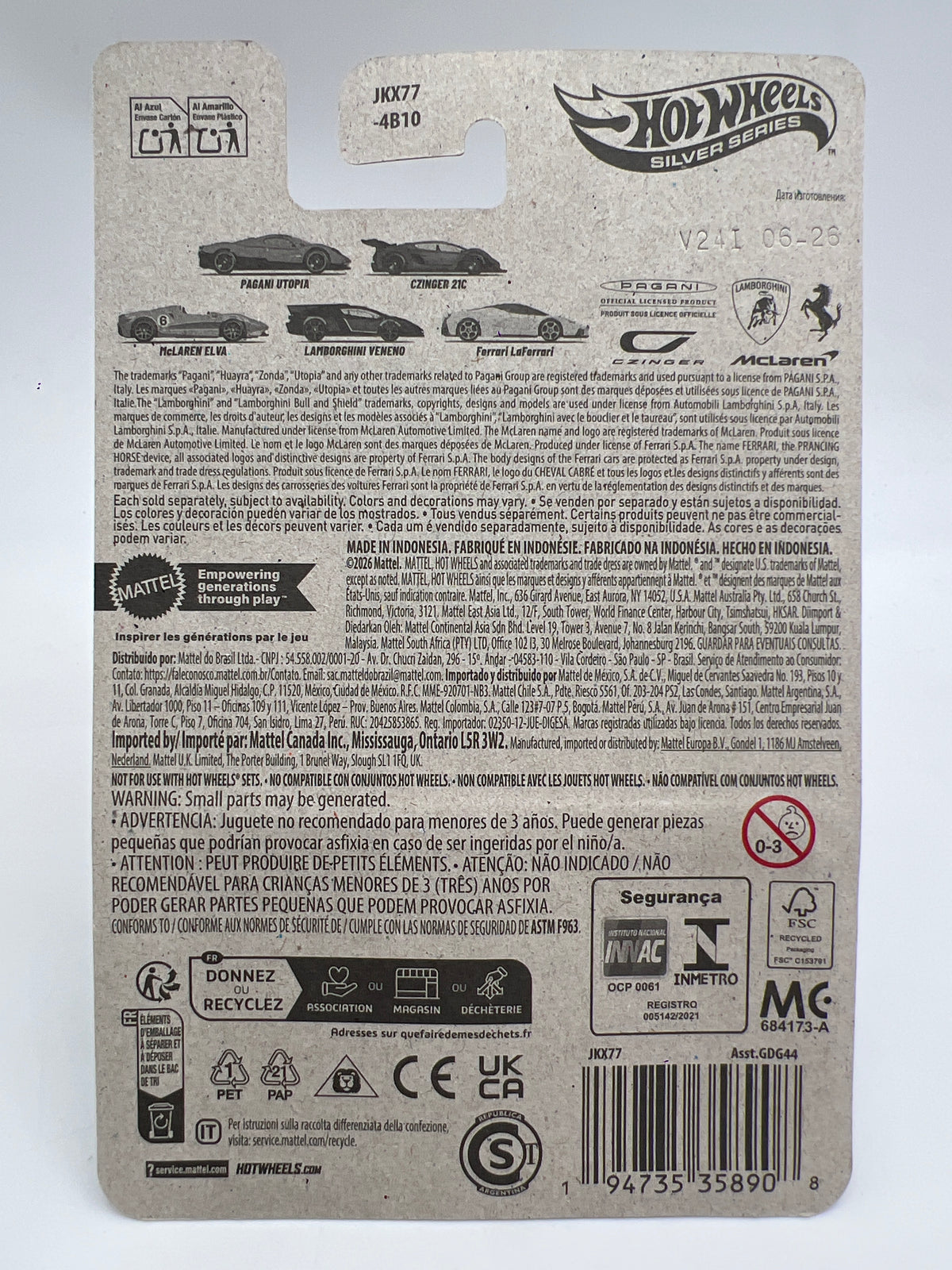 2026 Hot Wheels Silver Series Exotics #2 Czinger 21C Green 153B