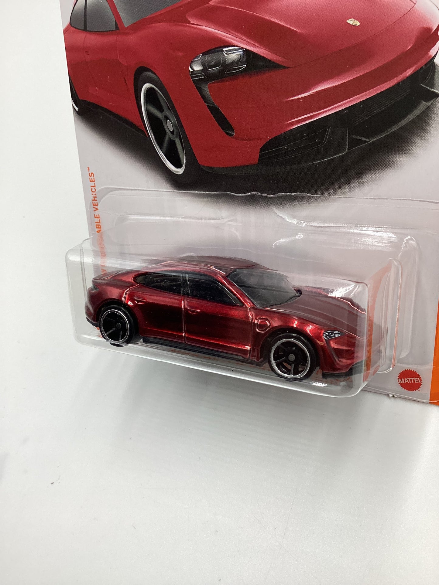 2021 Hot Wheels ID #6 Porsche Taycan Turbo S Red Chase 160A